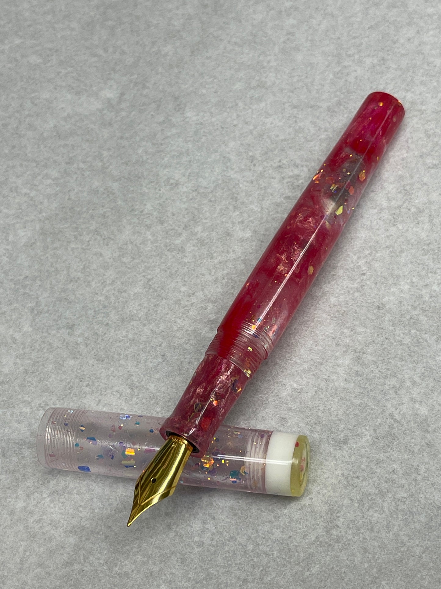 Dirty Shirley Fountain Pen with Floral Finial (Ayanna)