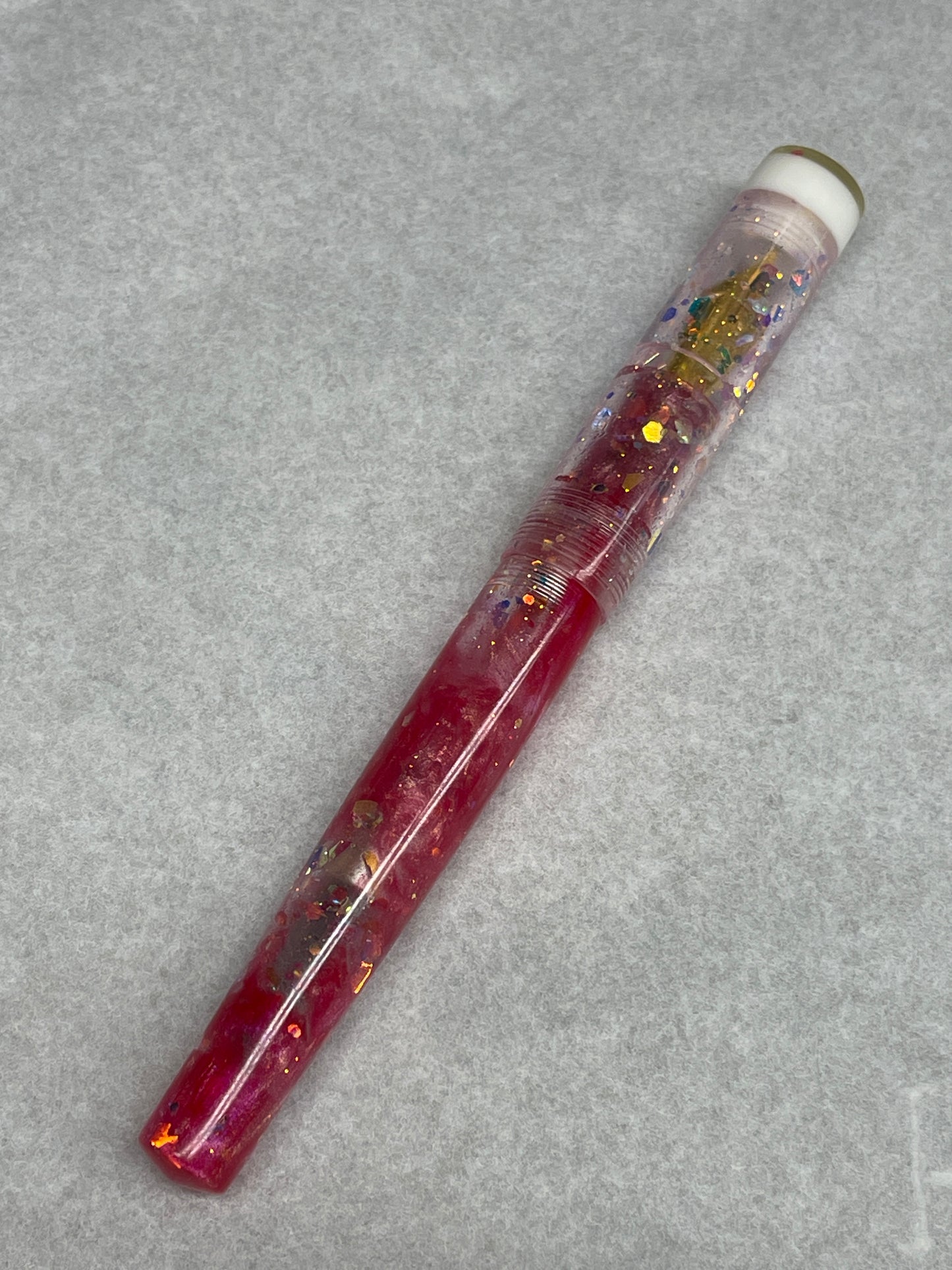 Dirty Shirley Fountain Pen with Floral Finial (Ayanna)