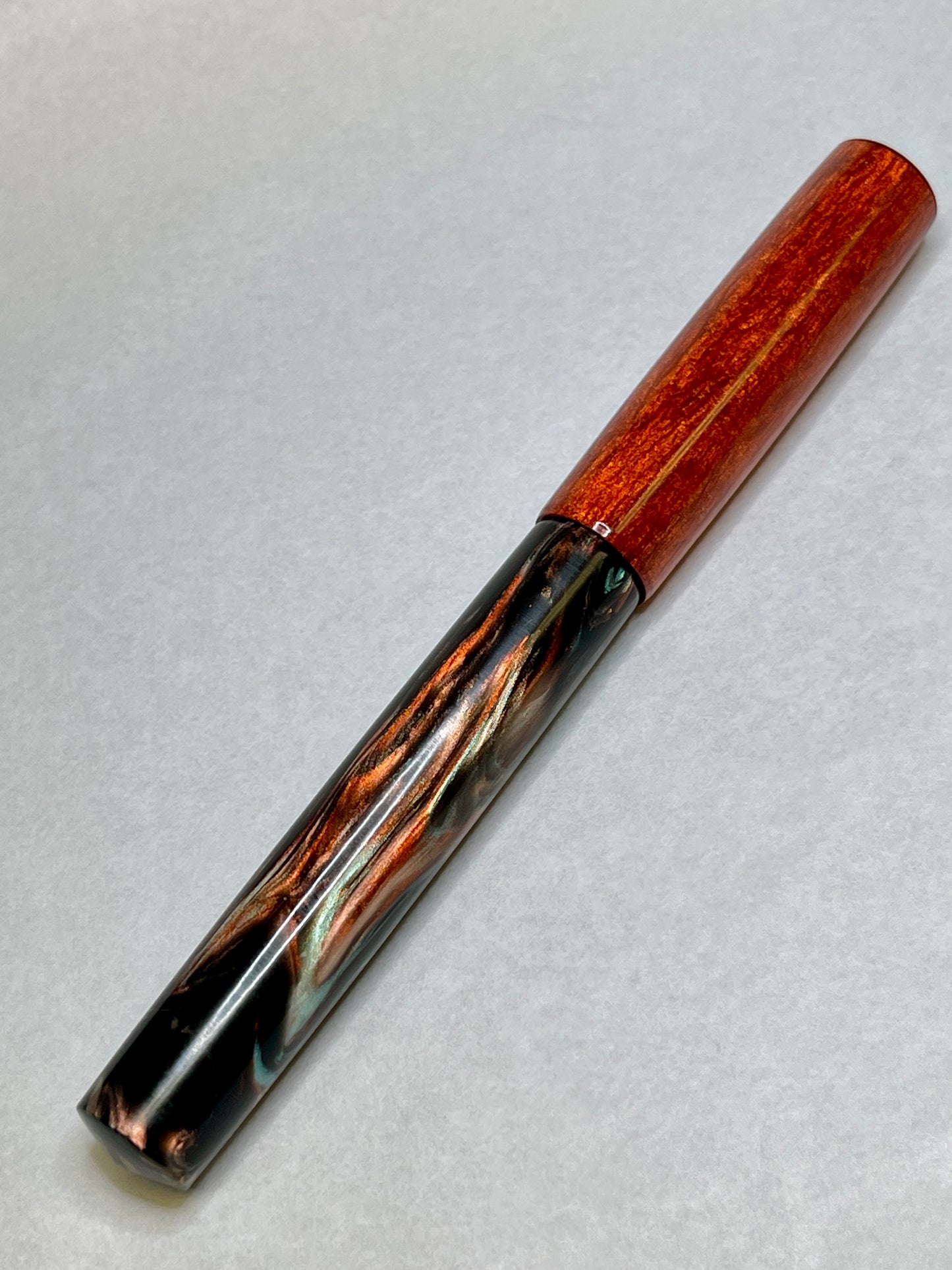 Copper Duel Fountain Pen (Pumpkin)