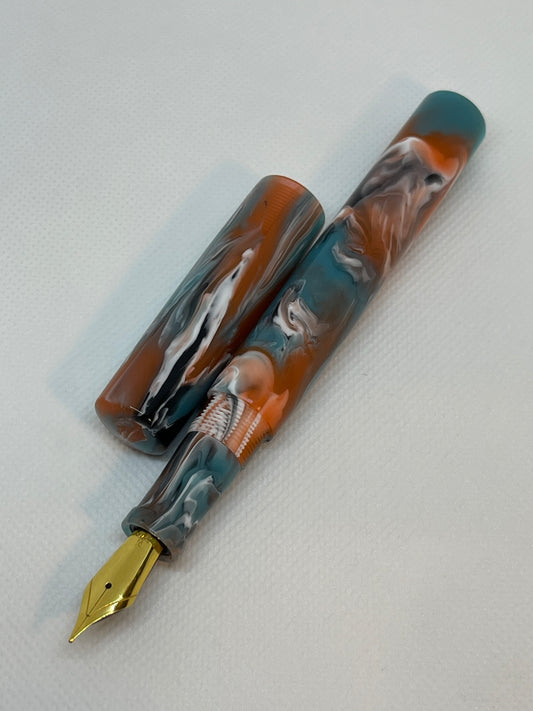 Betta Fight (O/B) Fountain Pen