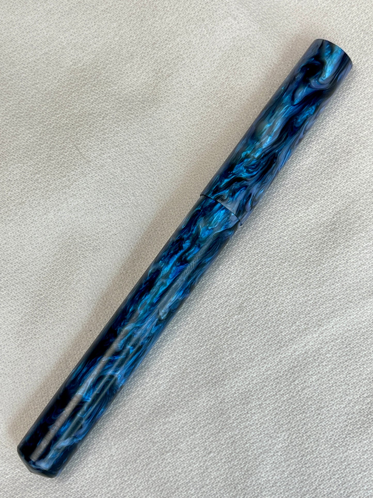Z - Black & Blue Abalone Fountain Pen