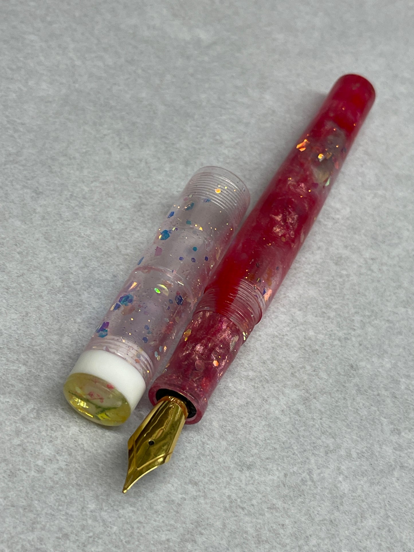 Dirty Shirley Fountain Pen with Floral Finial (Ayanna)