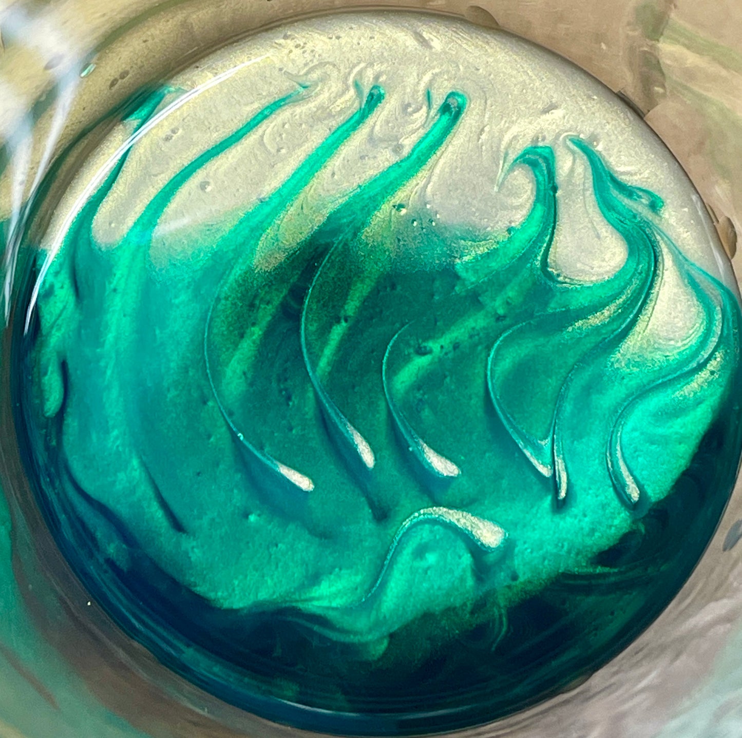 Z - Teal Abalone Swirl