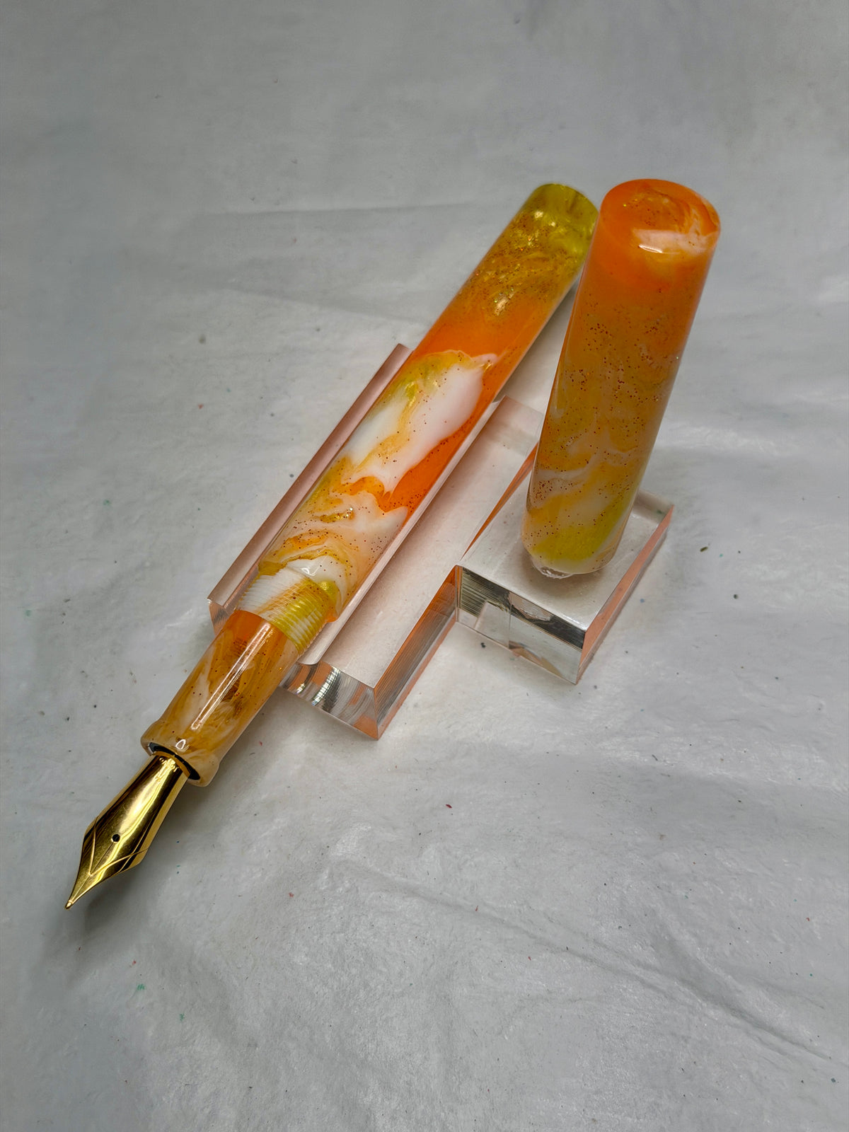 Candy Corn Alpha Fountain Pen - CM