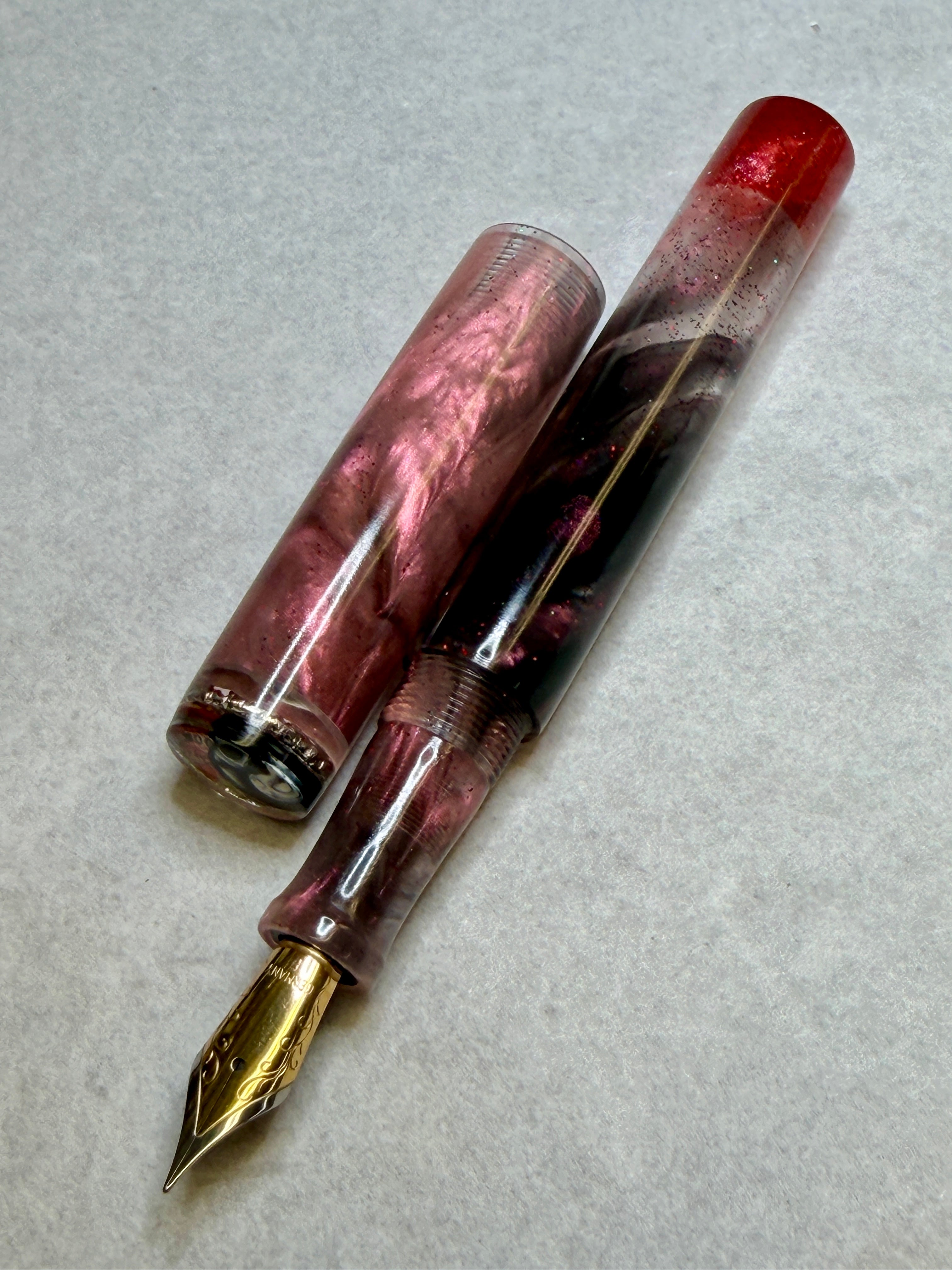 Red Wedding Alpha Fountain Pen #3