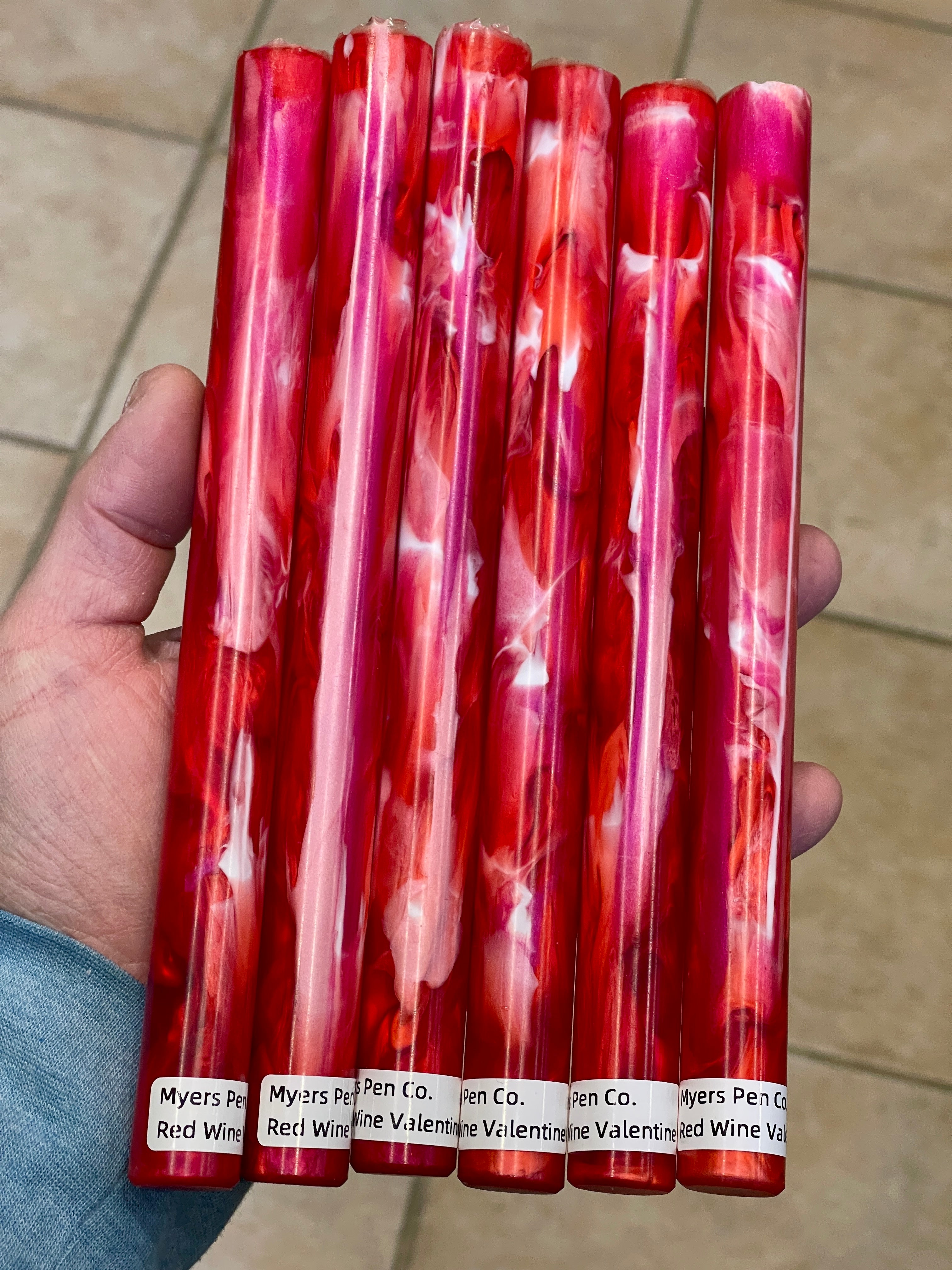 Red Wine Valentine Blank