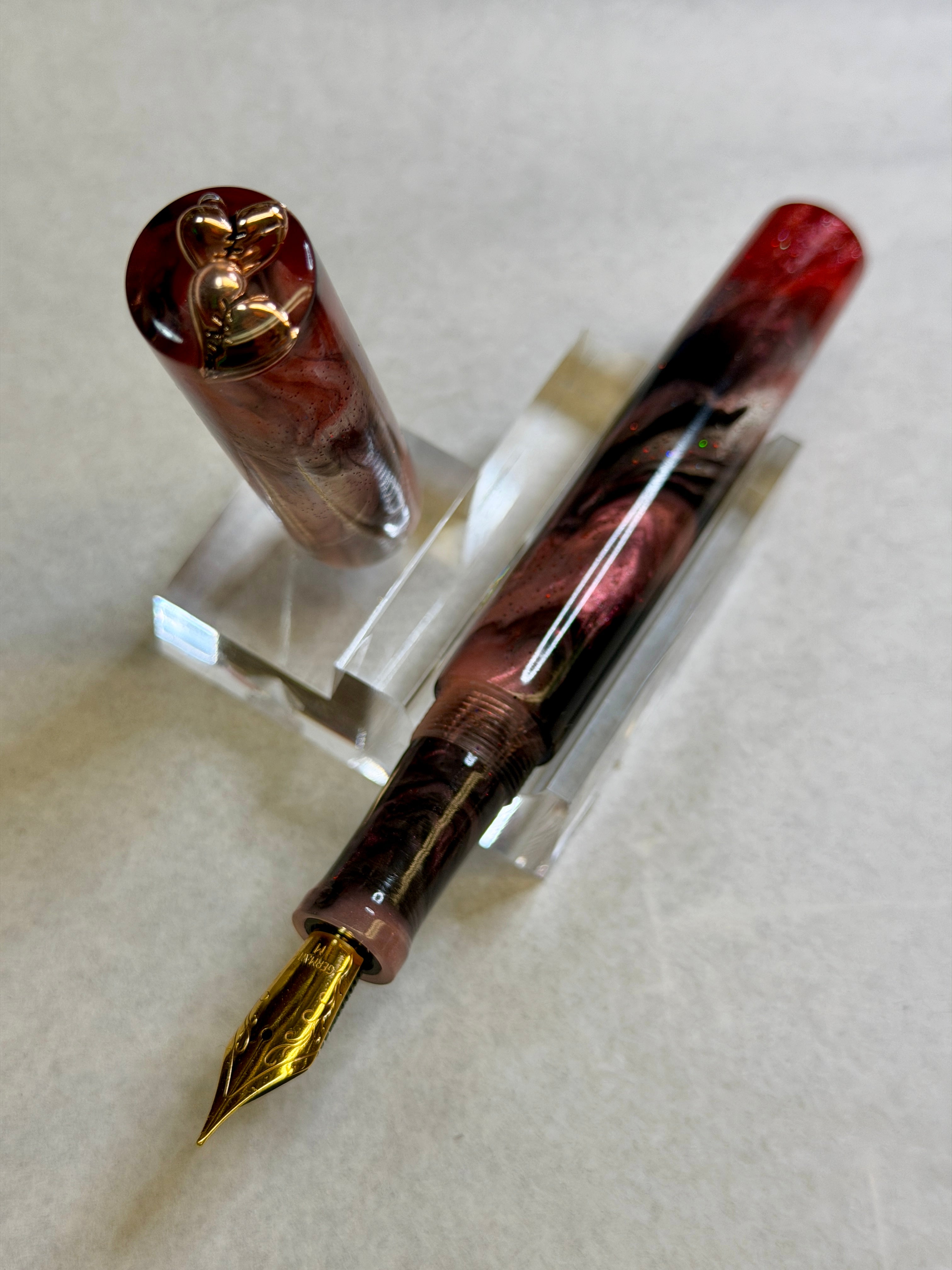 Red Wedding Alpha Fountain Pen #1