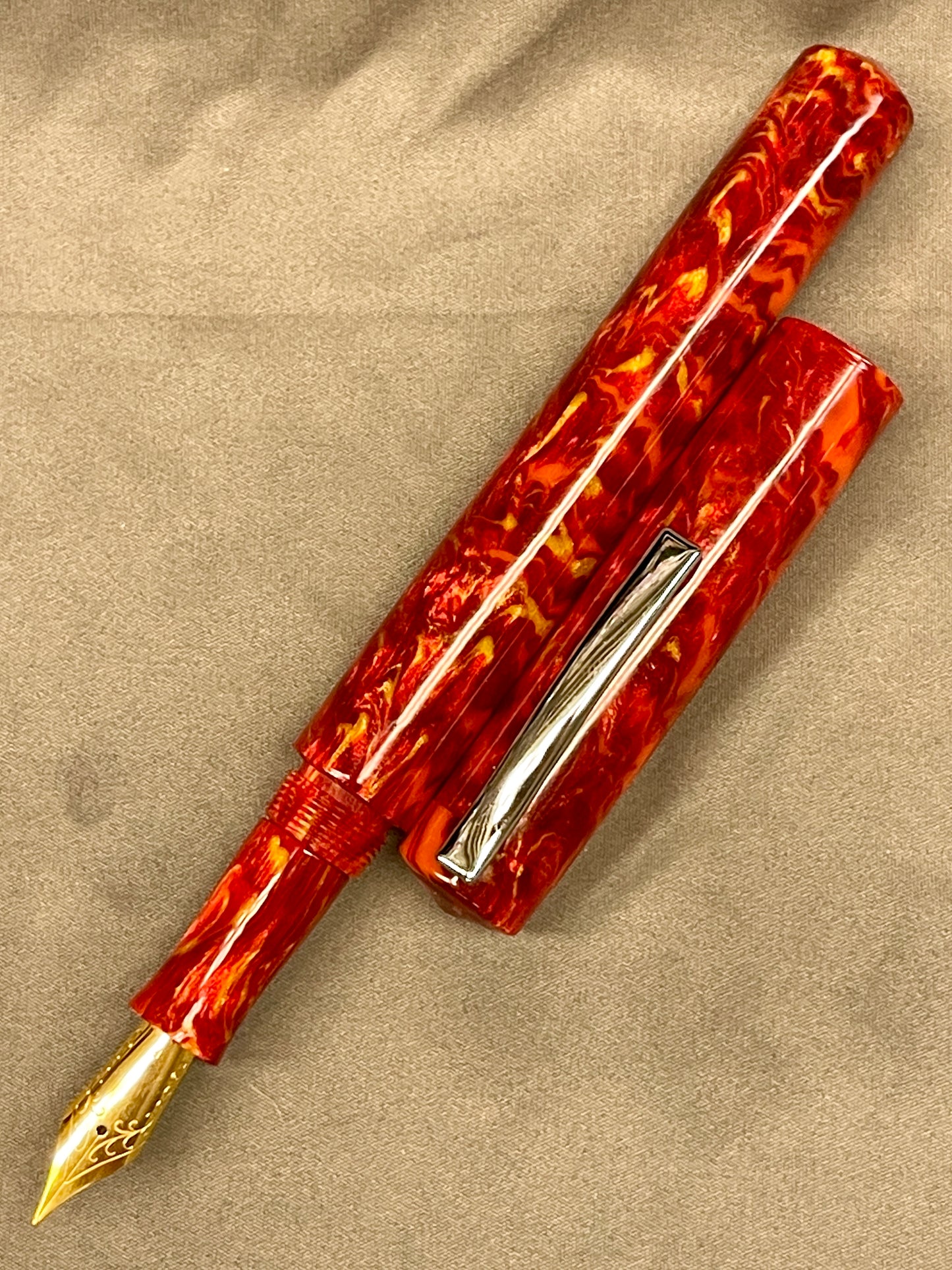 Phoenix Rising Pen with clip