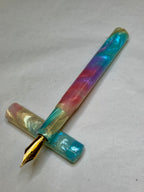 Opaline Extreme Swirl Alpha Petite Fountain Pen - CM