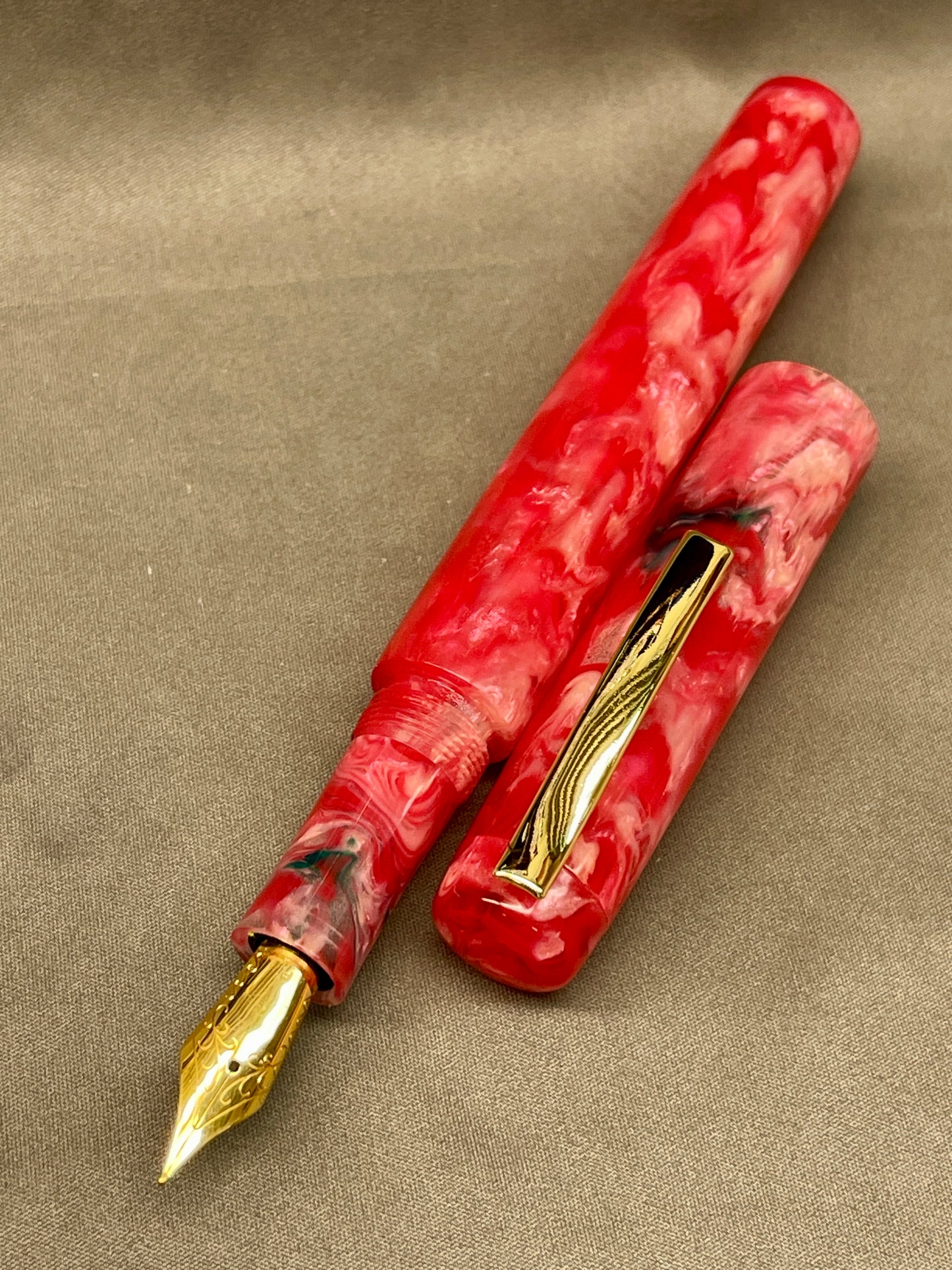 South Beach Flamingo Pen with clip