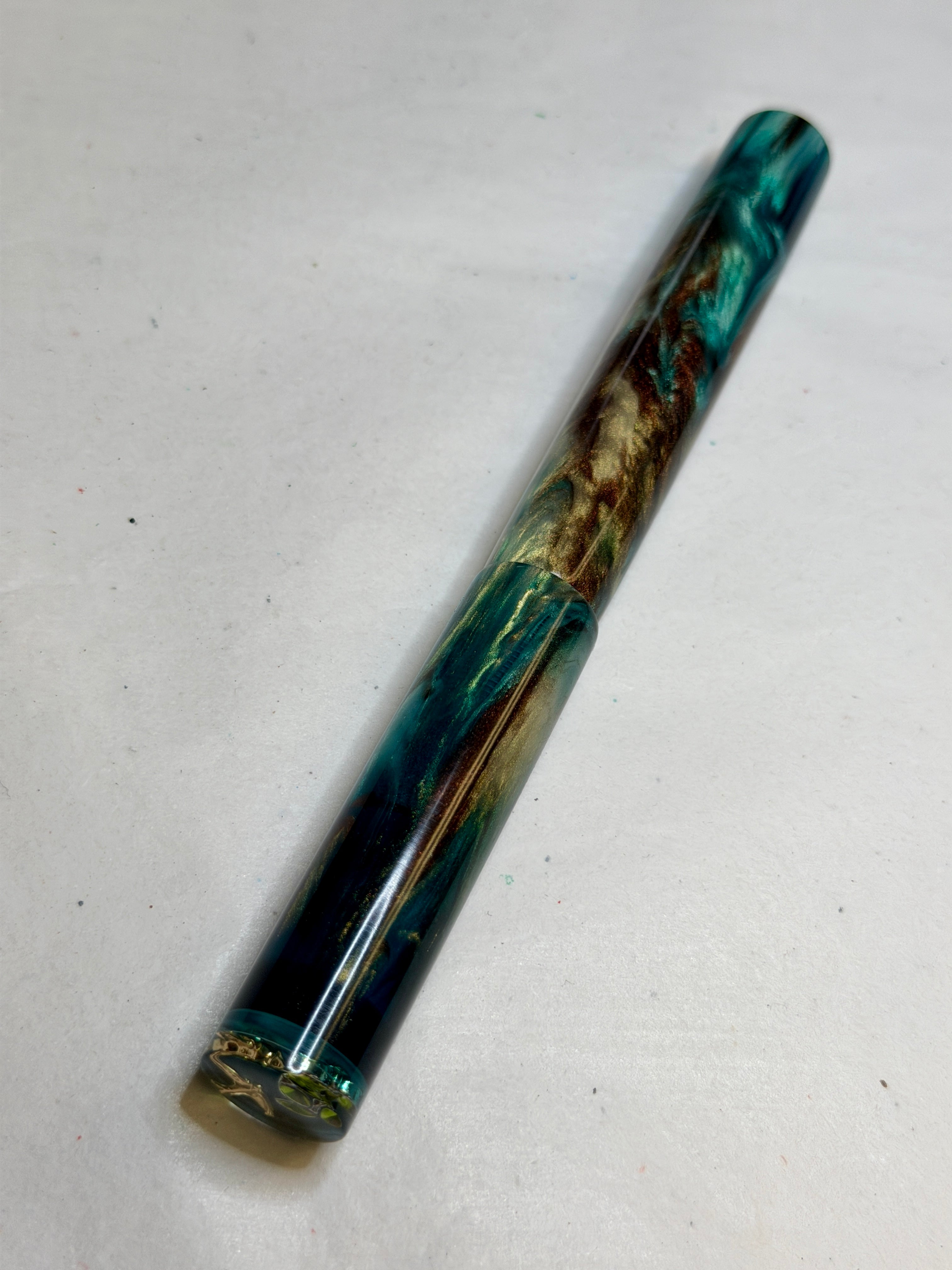 Creation 2 Alpha Fountain Pen (Dove and olive branch)
