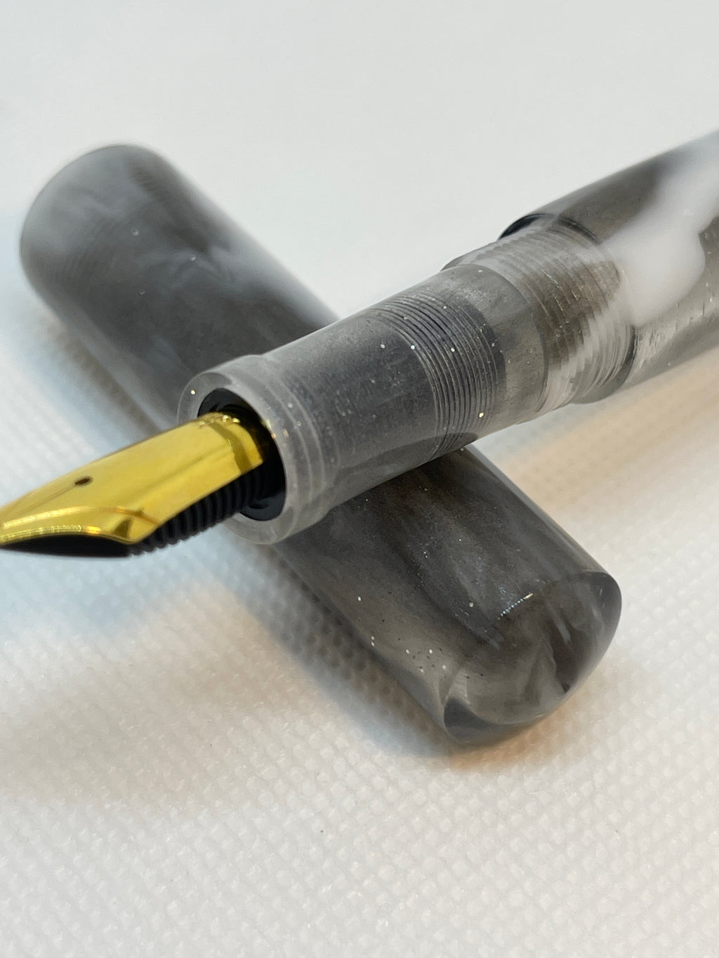 Ghost Black Alpha Petite Fountain Pen