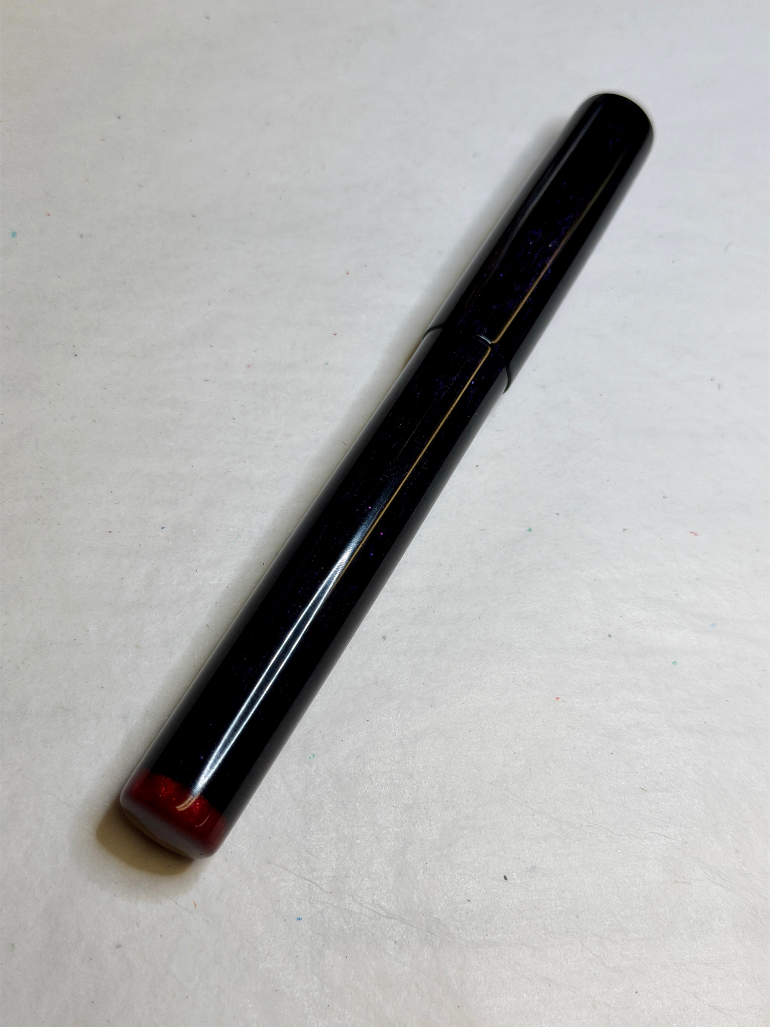 Hidden Gem Ruby Alpha Fountain Pen - TM