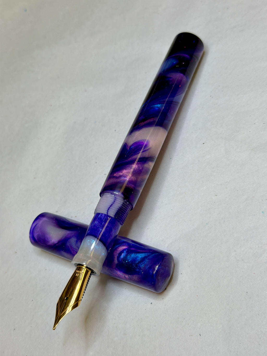 Abalone X3P Swirl Alpha Fountain Pen - CM