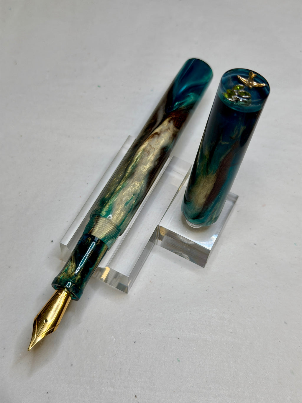 Creation 2 Alpha Fountain Pen (Dove and olive branch)