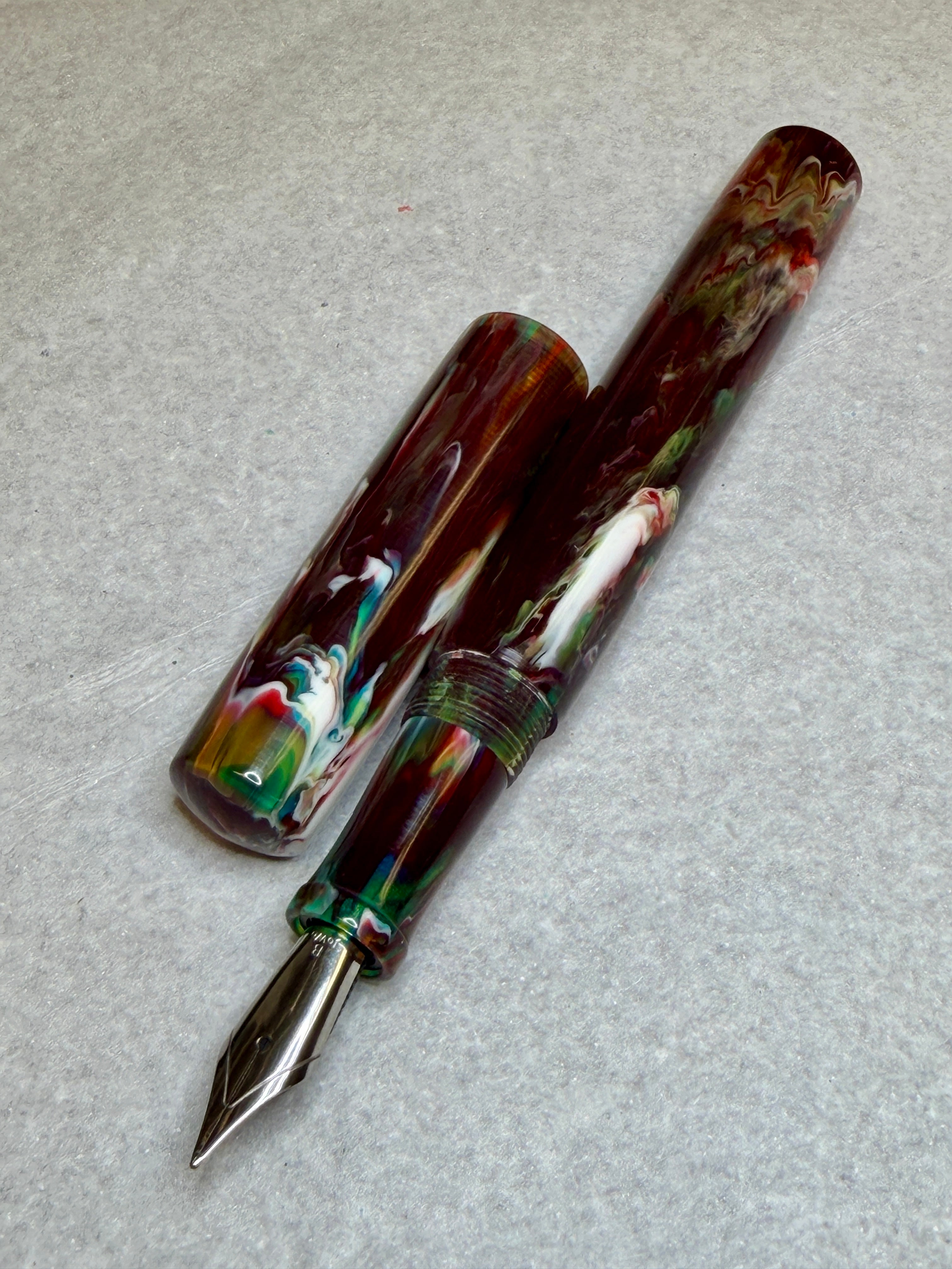 PMJ Bog Wood Alpha Fountain Pen - #2
