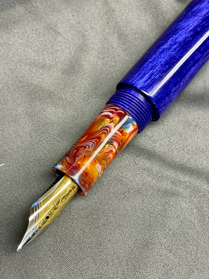 Plum Crazy Purple Pen with clip