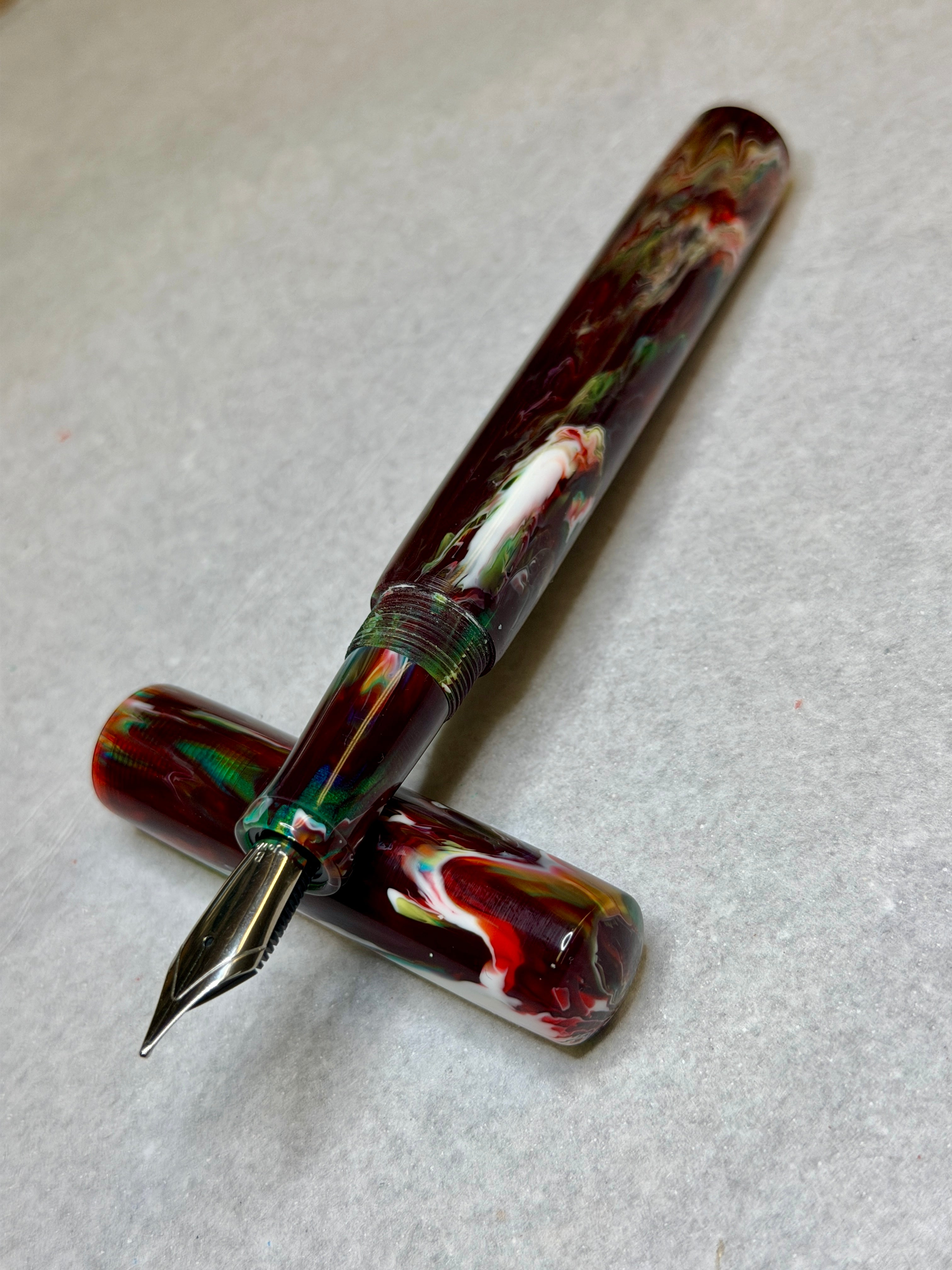 PMJ Bog Wood Alpha Fountain Pen - #2