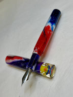 Chromatic Cyclone Patriotic Duck Alpha Fountain Pen