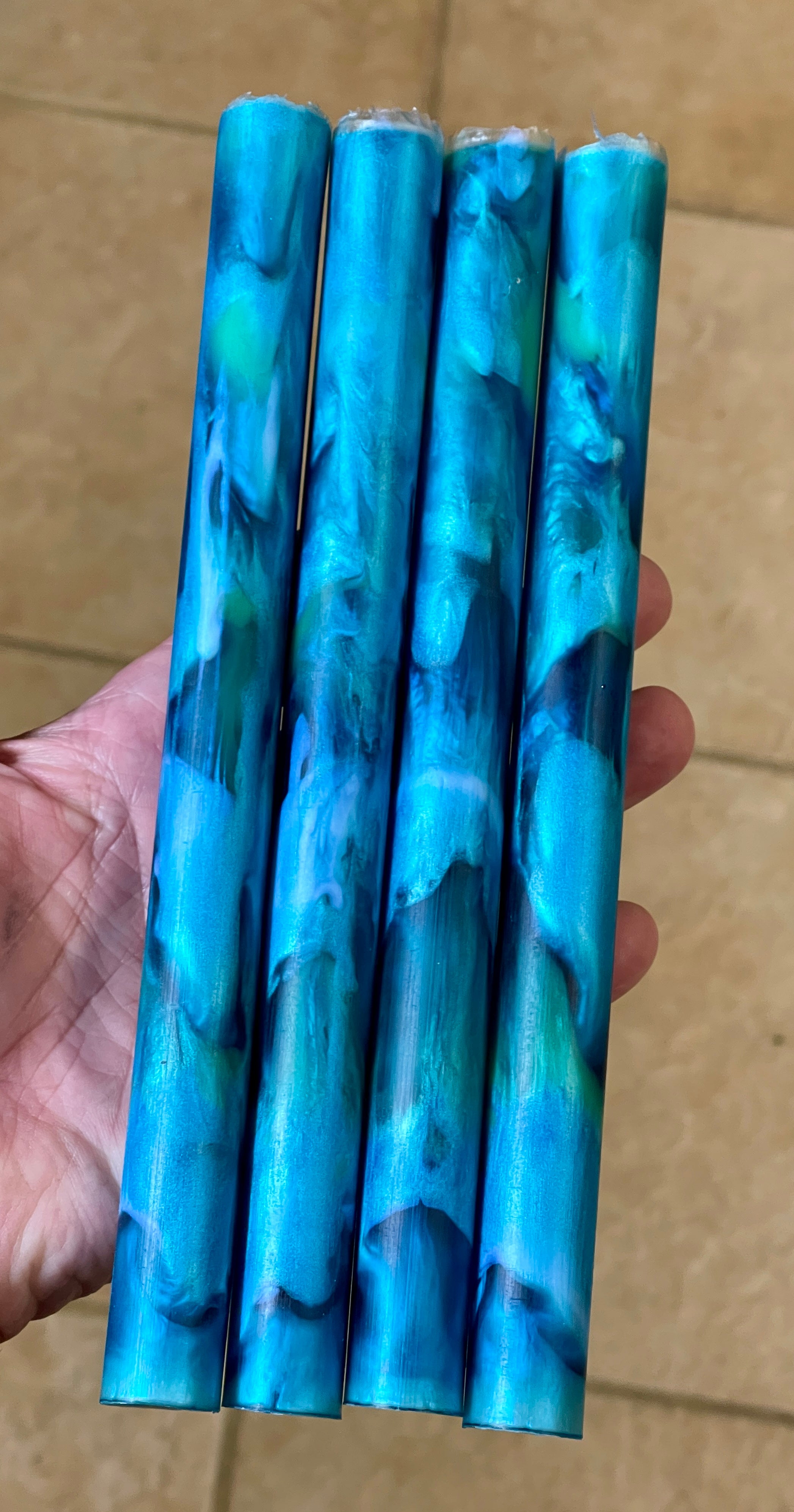 Blue Bamboo Blank