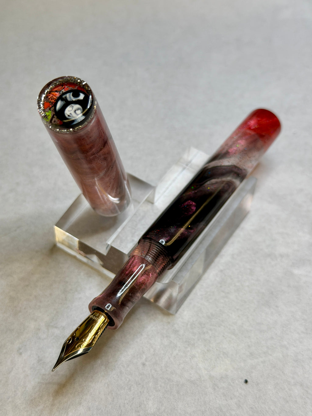 Red Wedding Alpha Fountain Pen #3