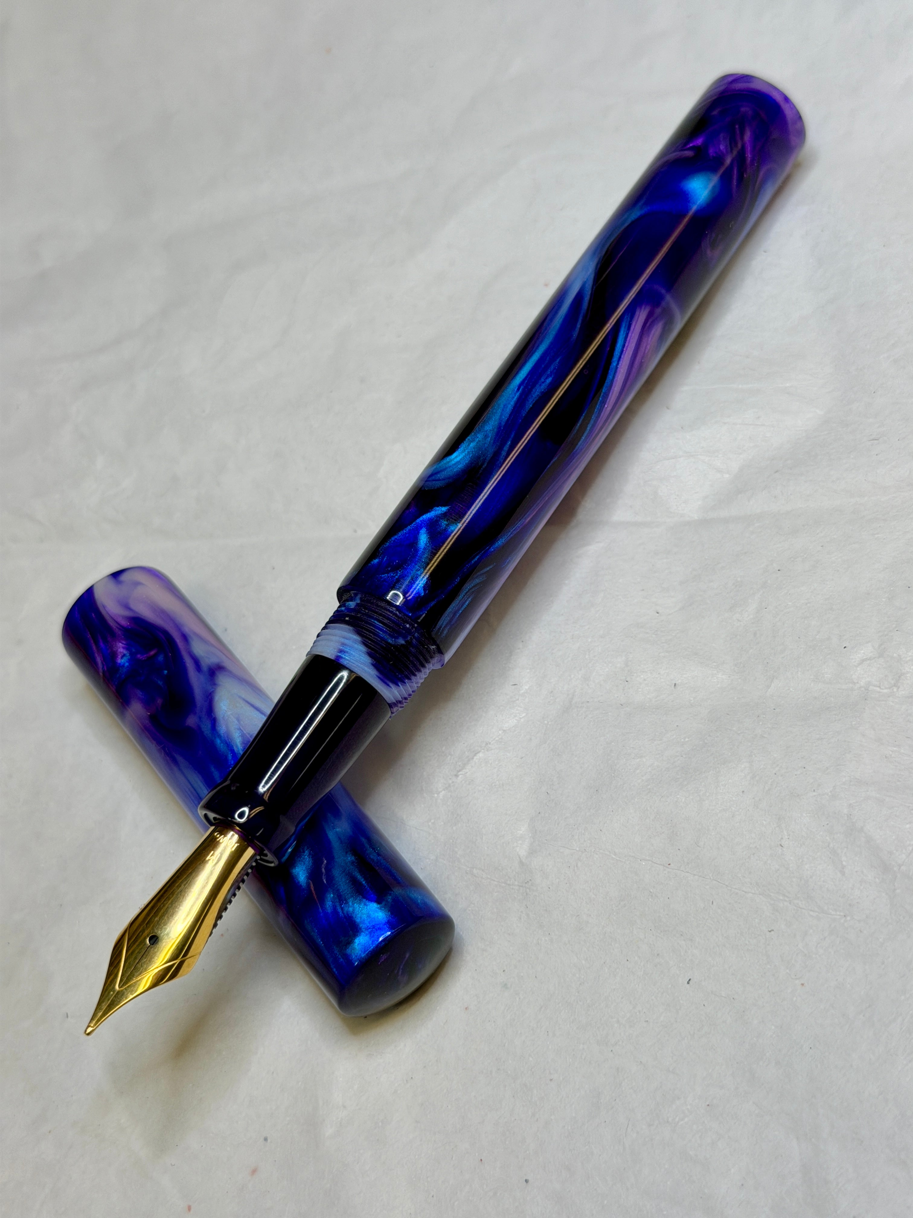 Dark Side of Abalone Fountain Pen