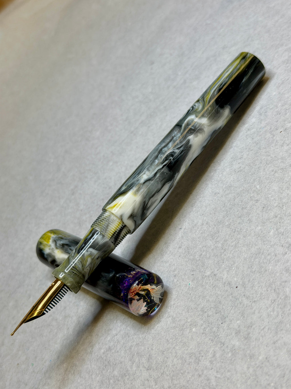 After the Rain Koi Alpha Fountain Pen