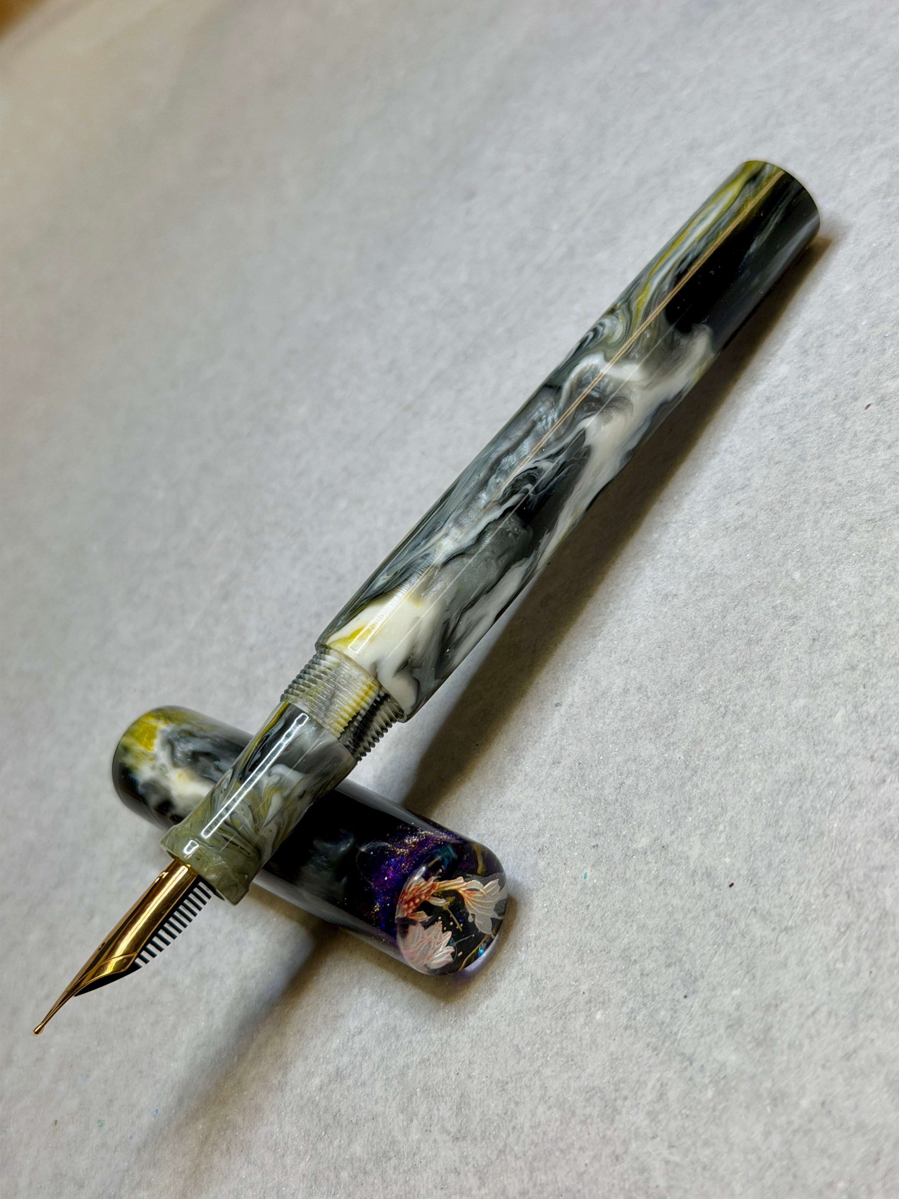 After the Rain Koi Alpha Fountain Pen