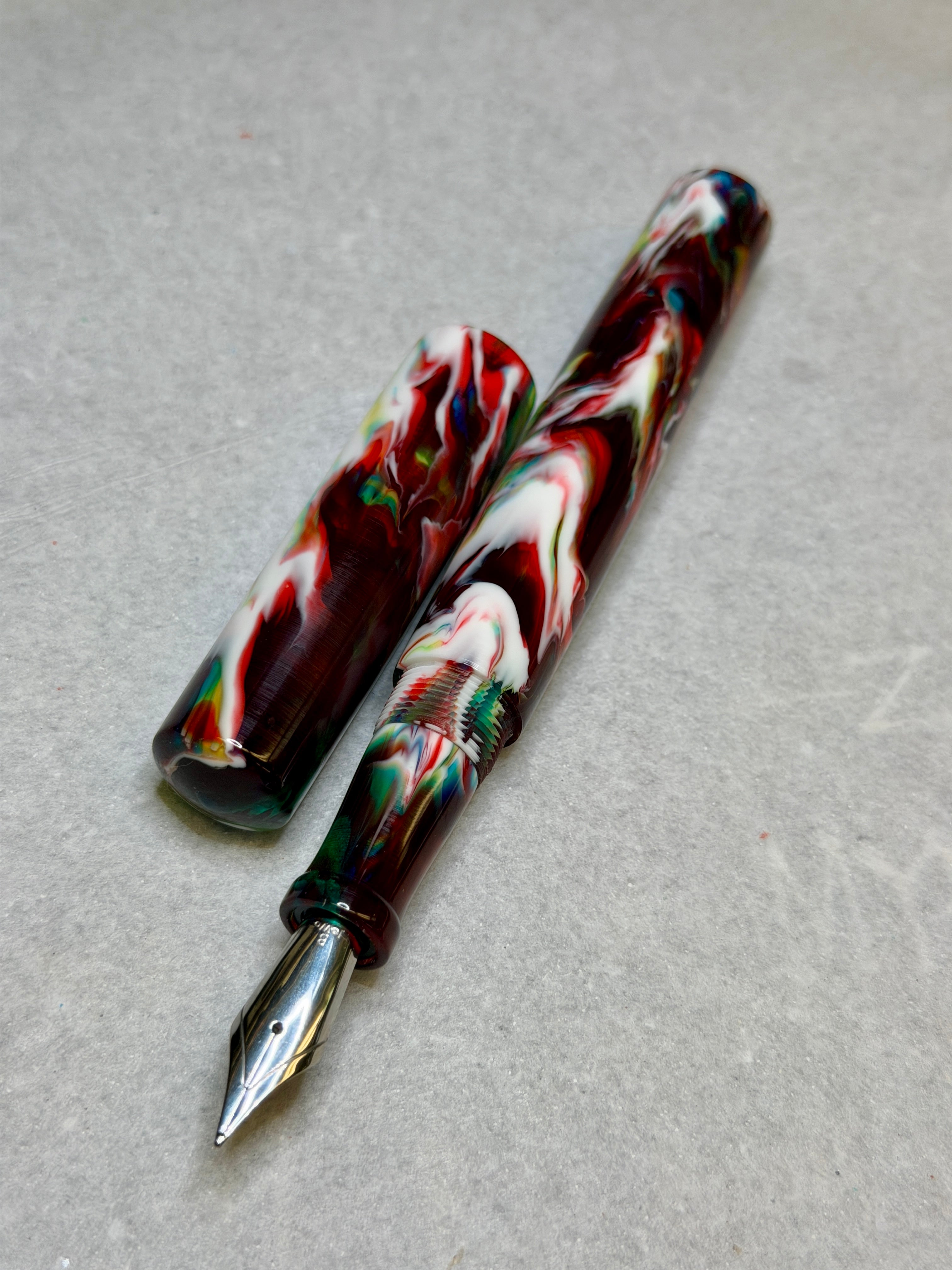 PMJ Bog Wood Alpha Fountain Pen - #3