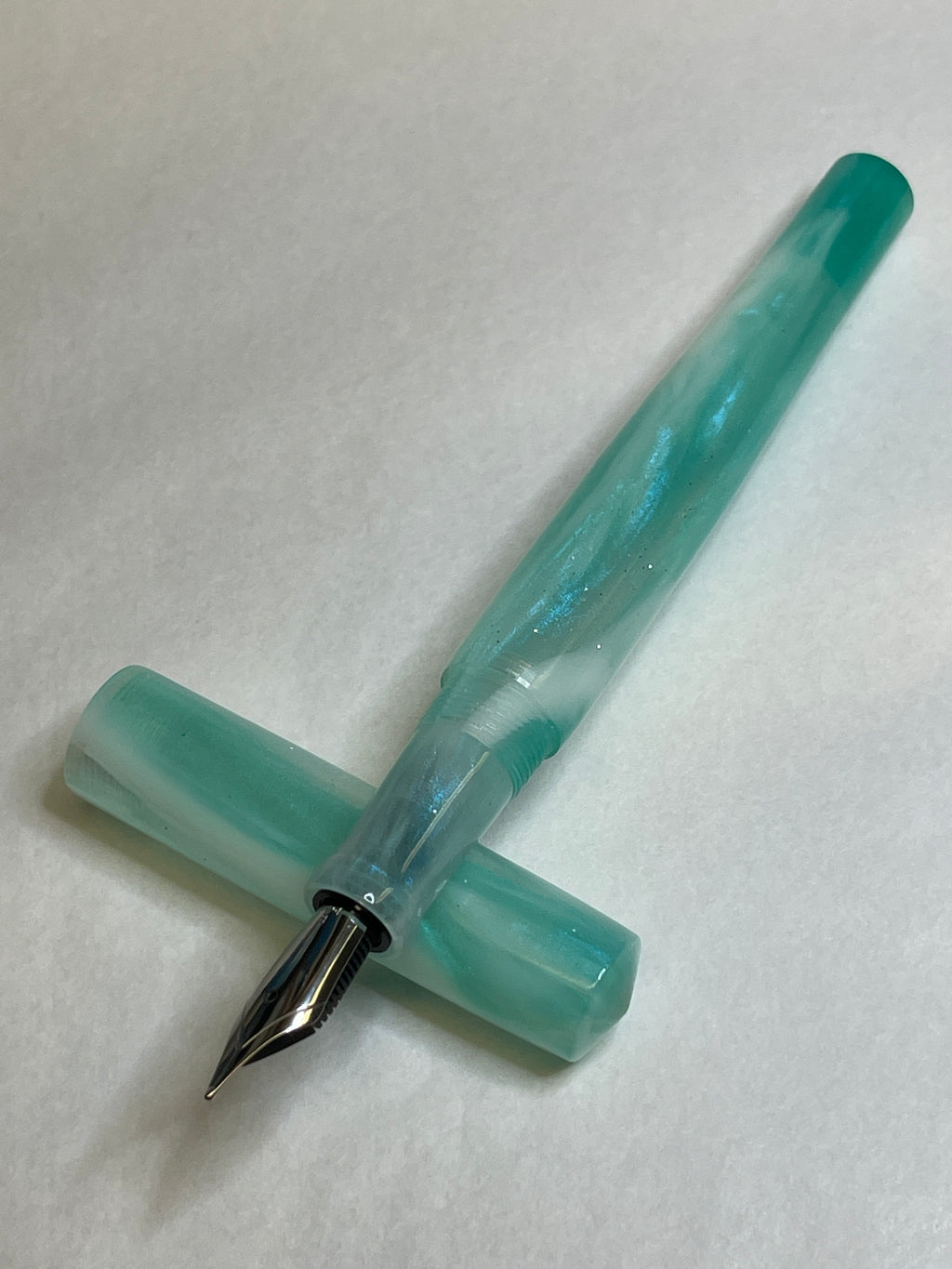 Ghost Flo Green Omega Fountain Pen