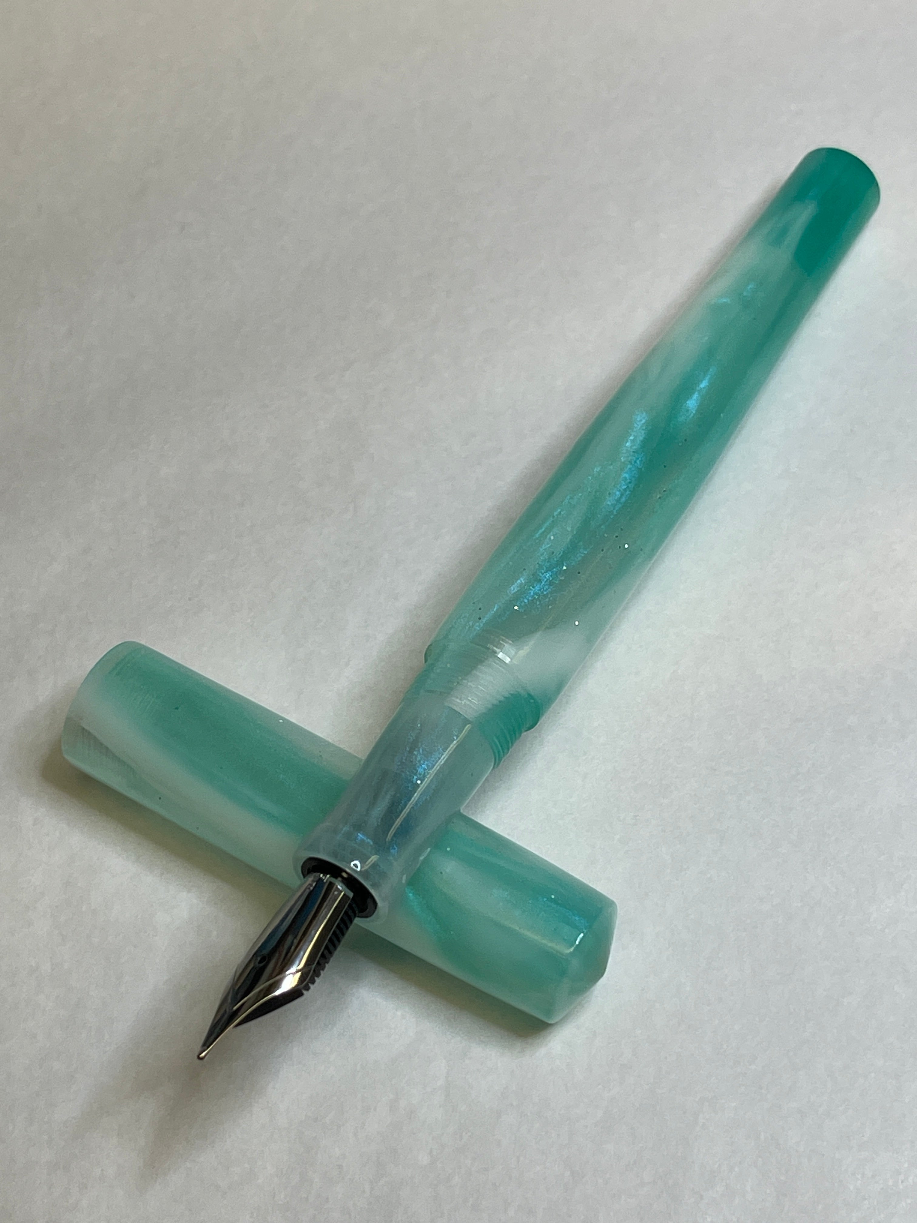 Ghost Flo Green Omega Fountain Pen