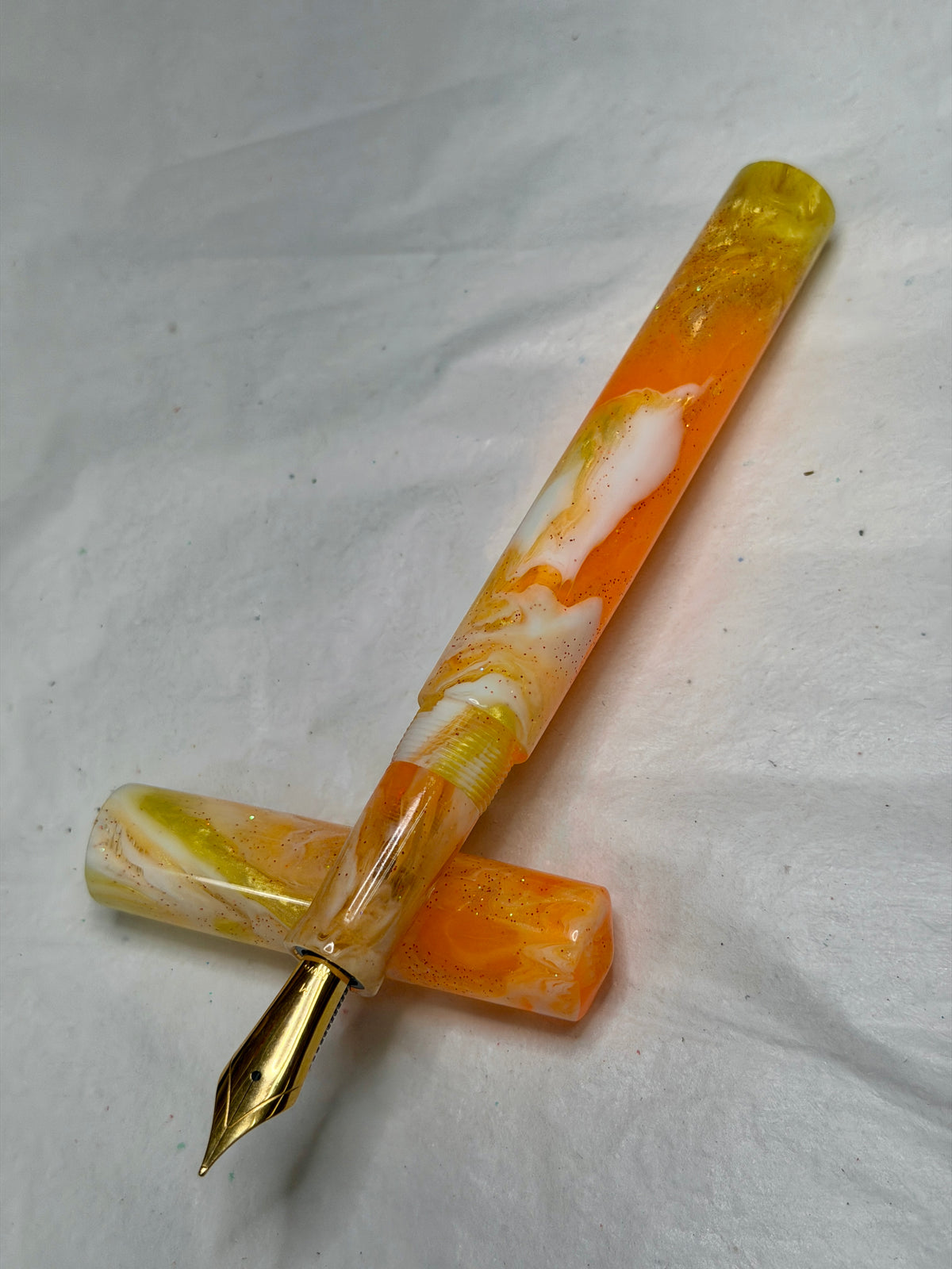Candy Corn Alpha Fountain Pen - CM