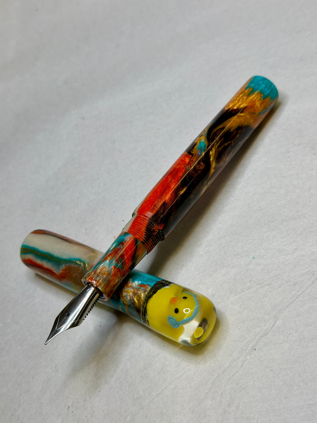 Shaggadelic Disco Duck Alpha Fountain Pen