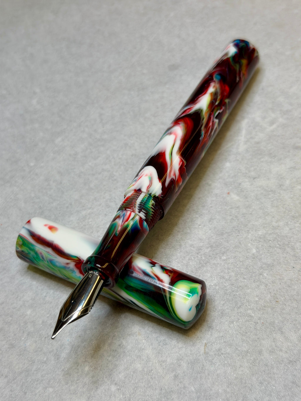 PMJ Bog Wood Alpha Fountain Pen - #3