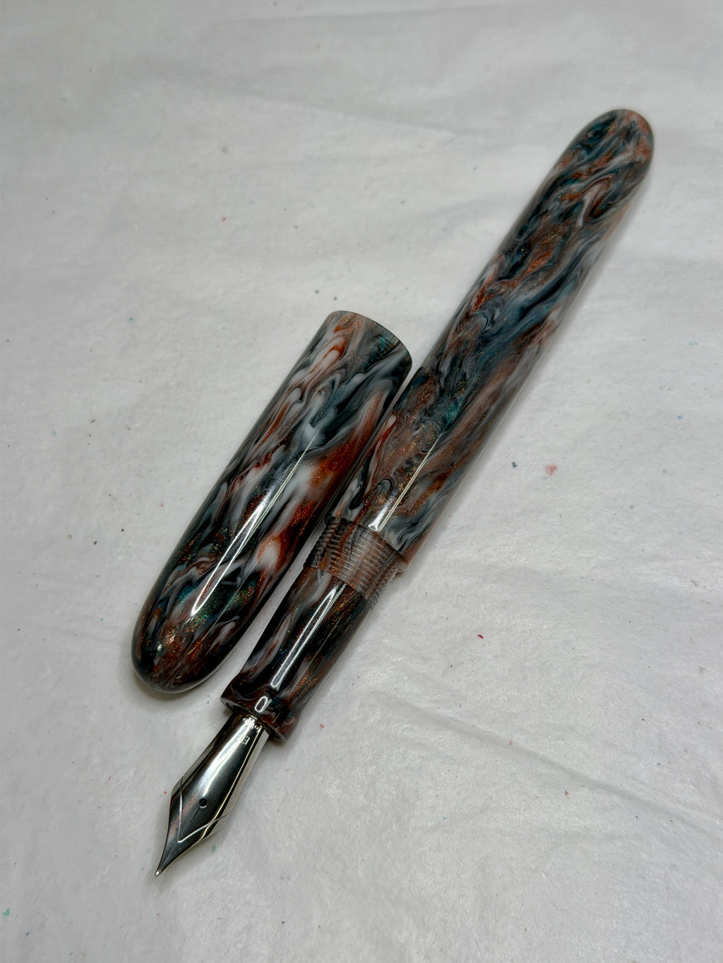 Blue Suburban Skies MK Fountain Pen - CM