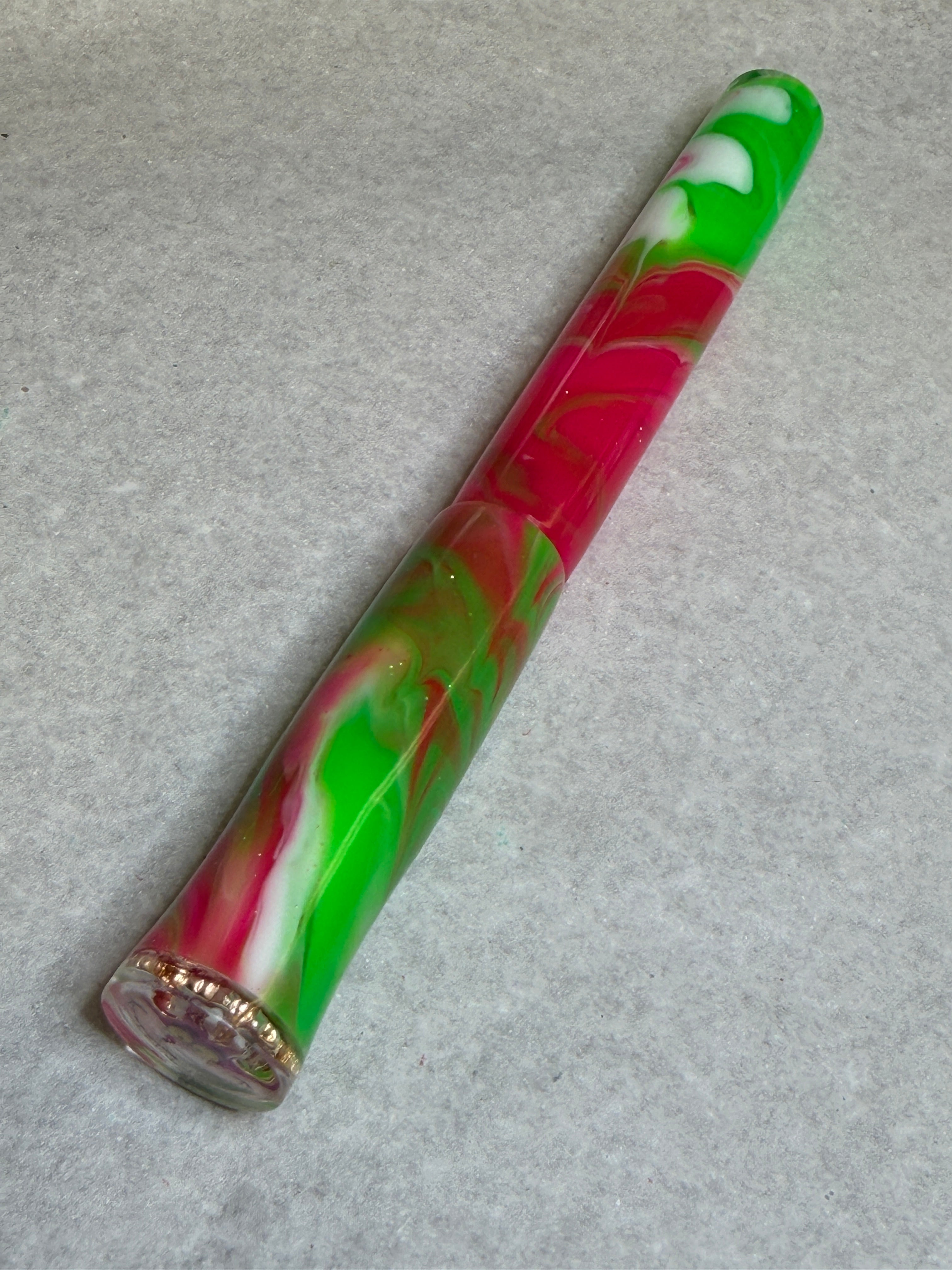 Rosetta Swirl Cheshire Cat Alpha Fountain Pen