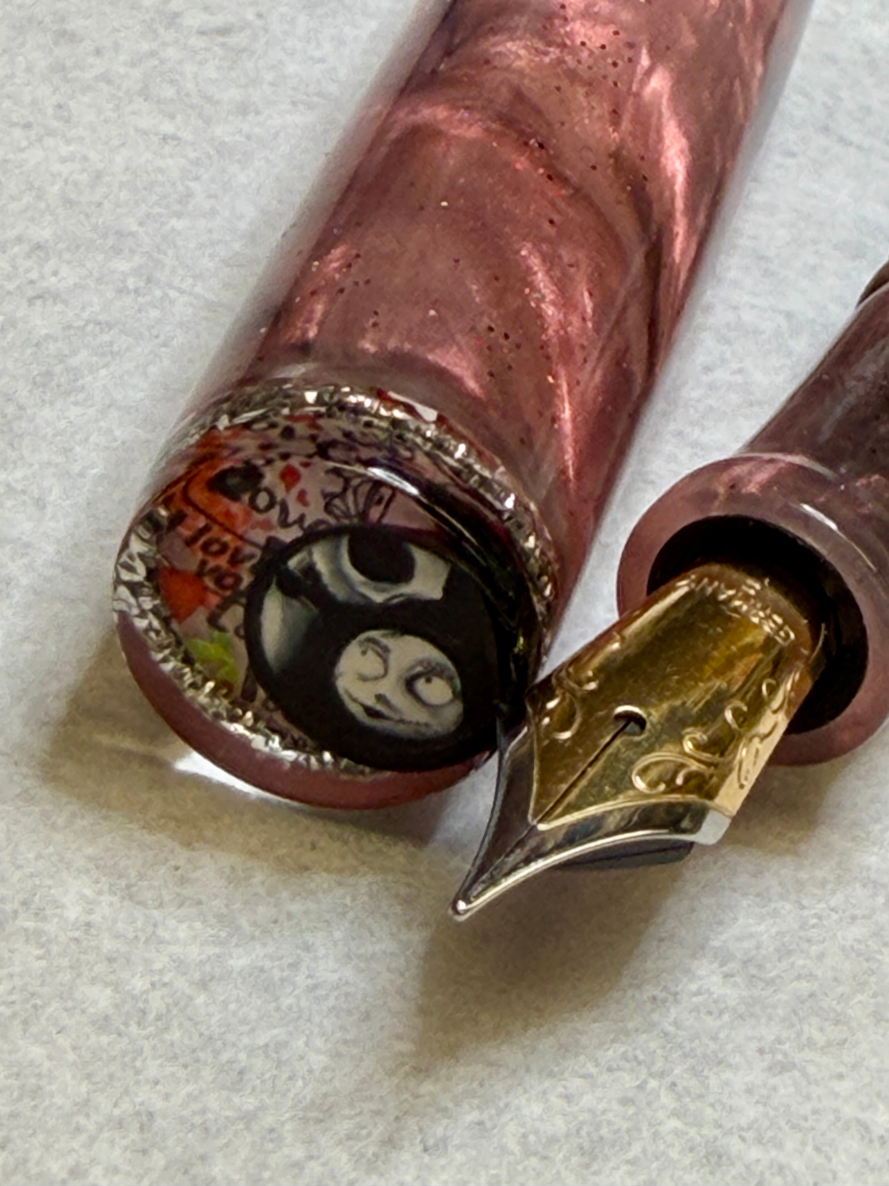 Red Wedding Alpha Fountain Pen #3