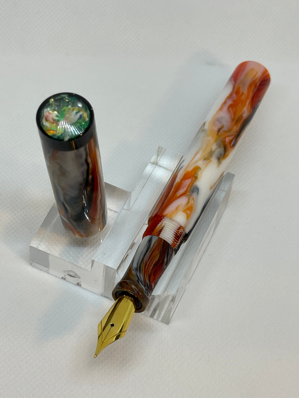 Butterfly Koi Alpha Fountain Pen #9