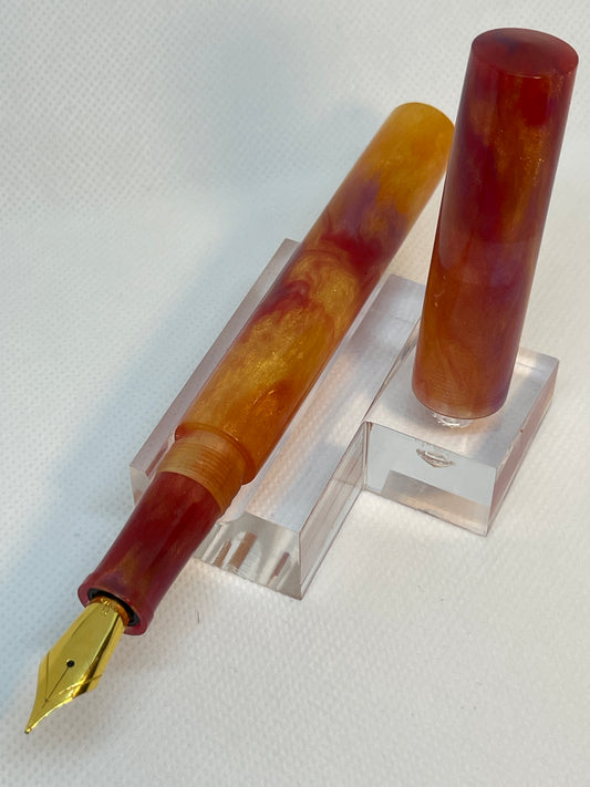 Salted Caramel Crown Fountain Pen