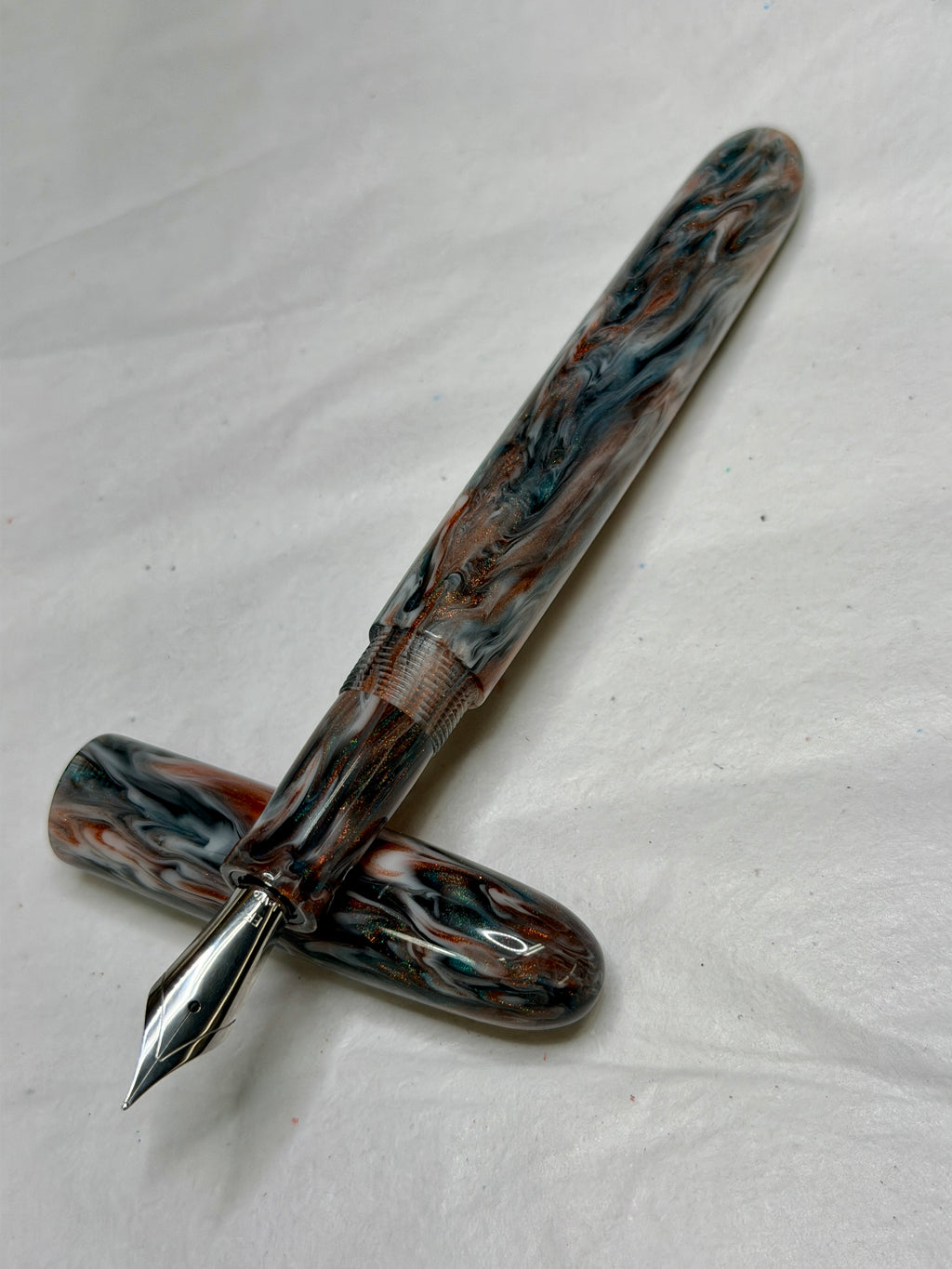 Blue Suburban Skies MK Fountain Pen - CM