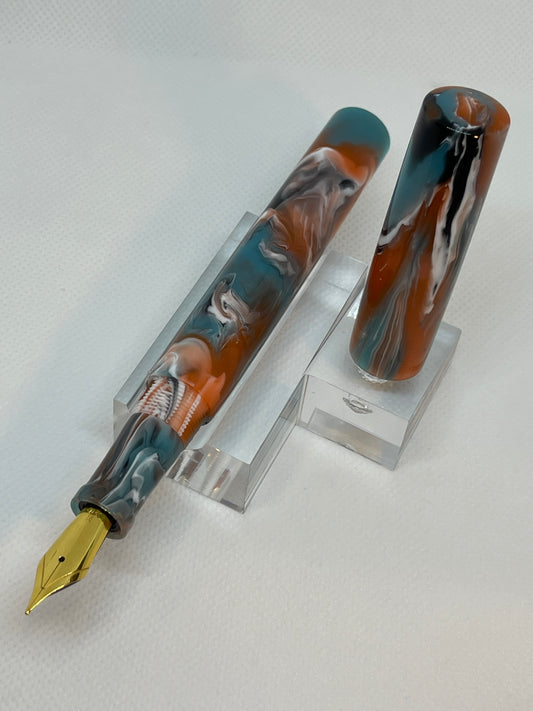 Betta Fight (O/B) Fountain Pen