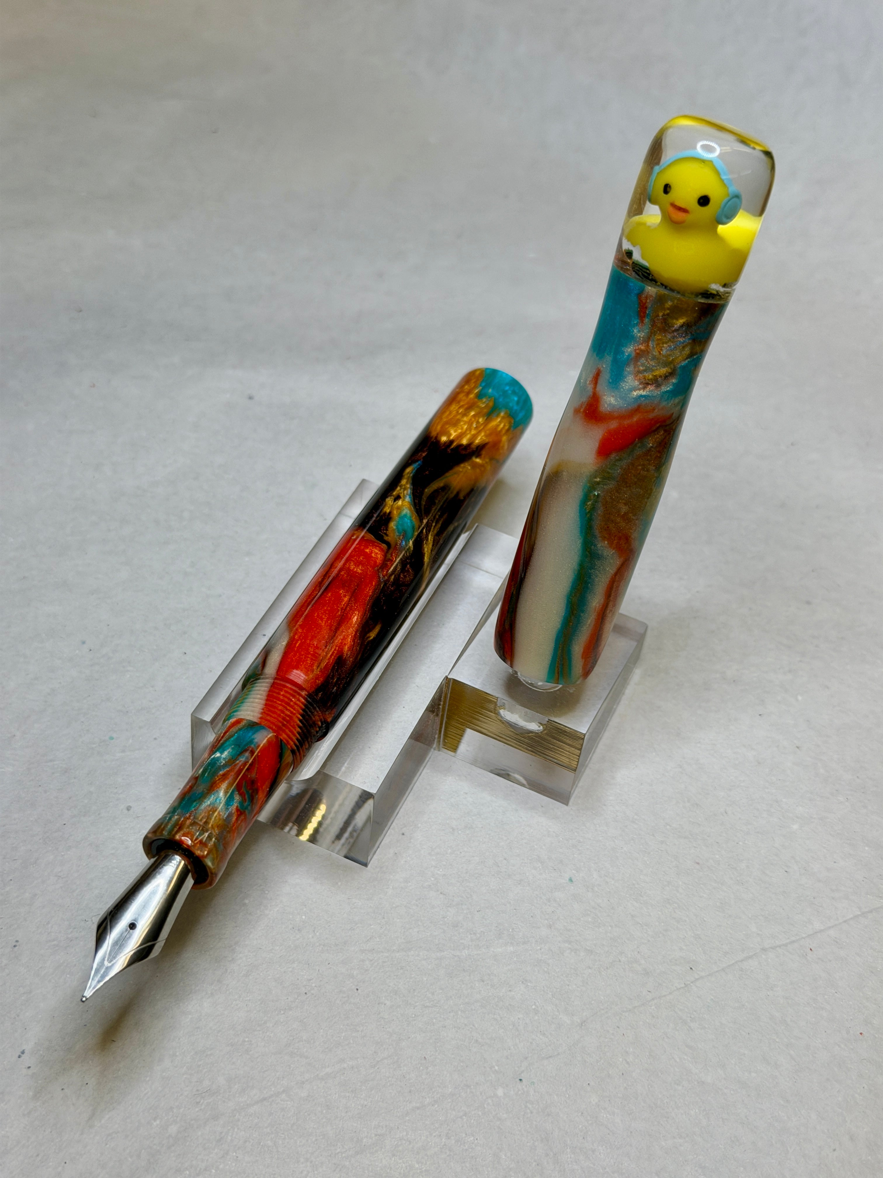 Shaggadelic Disco Duck Alpha Fountain Pen
