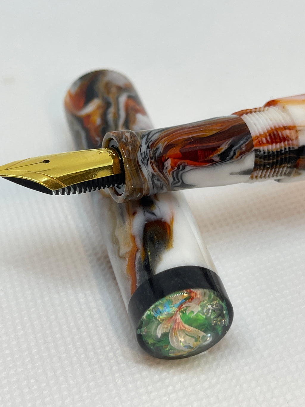 Butterfly Koi Alpha Fountain Pen #9