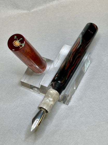 Copper Duel Fountain Pen (Pumpkin)
