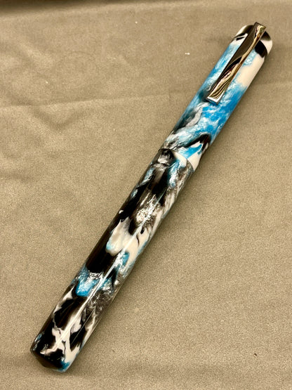 Z - Arctic Twilight Pen with clip (Jamie)