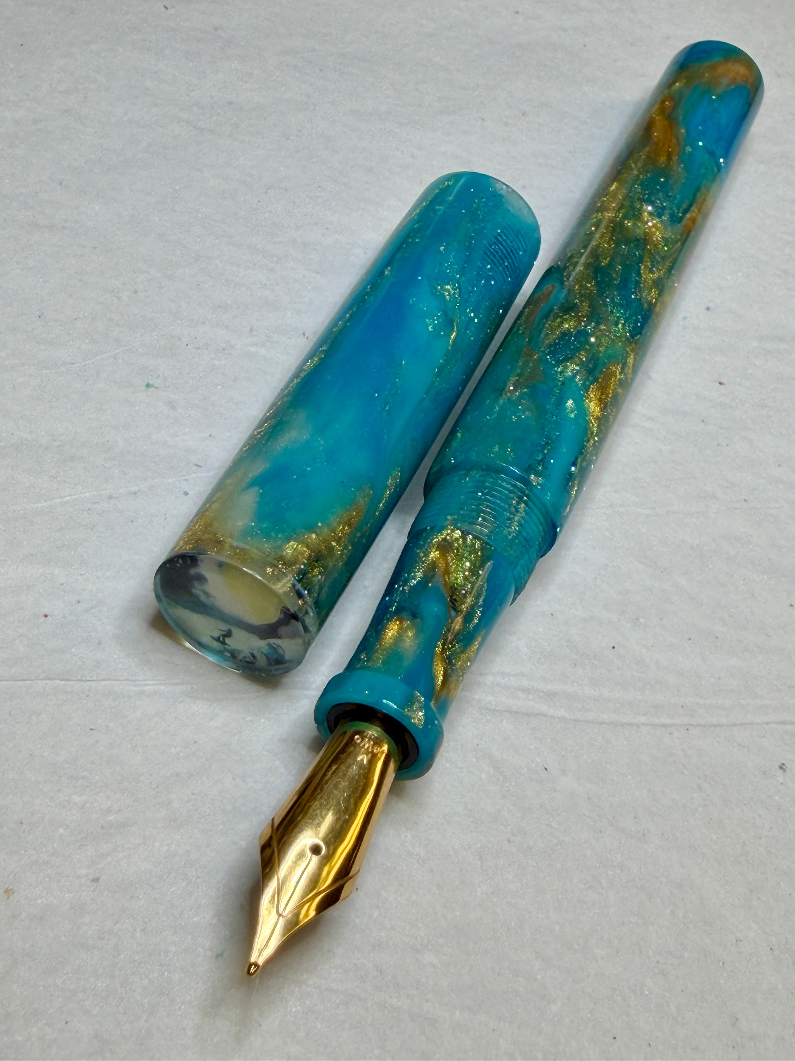 Moonlit Surf Alpha Fountain Pen