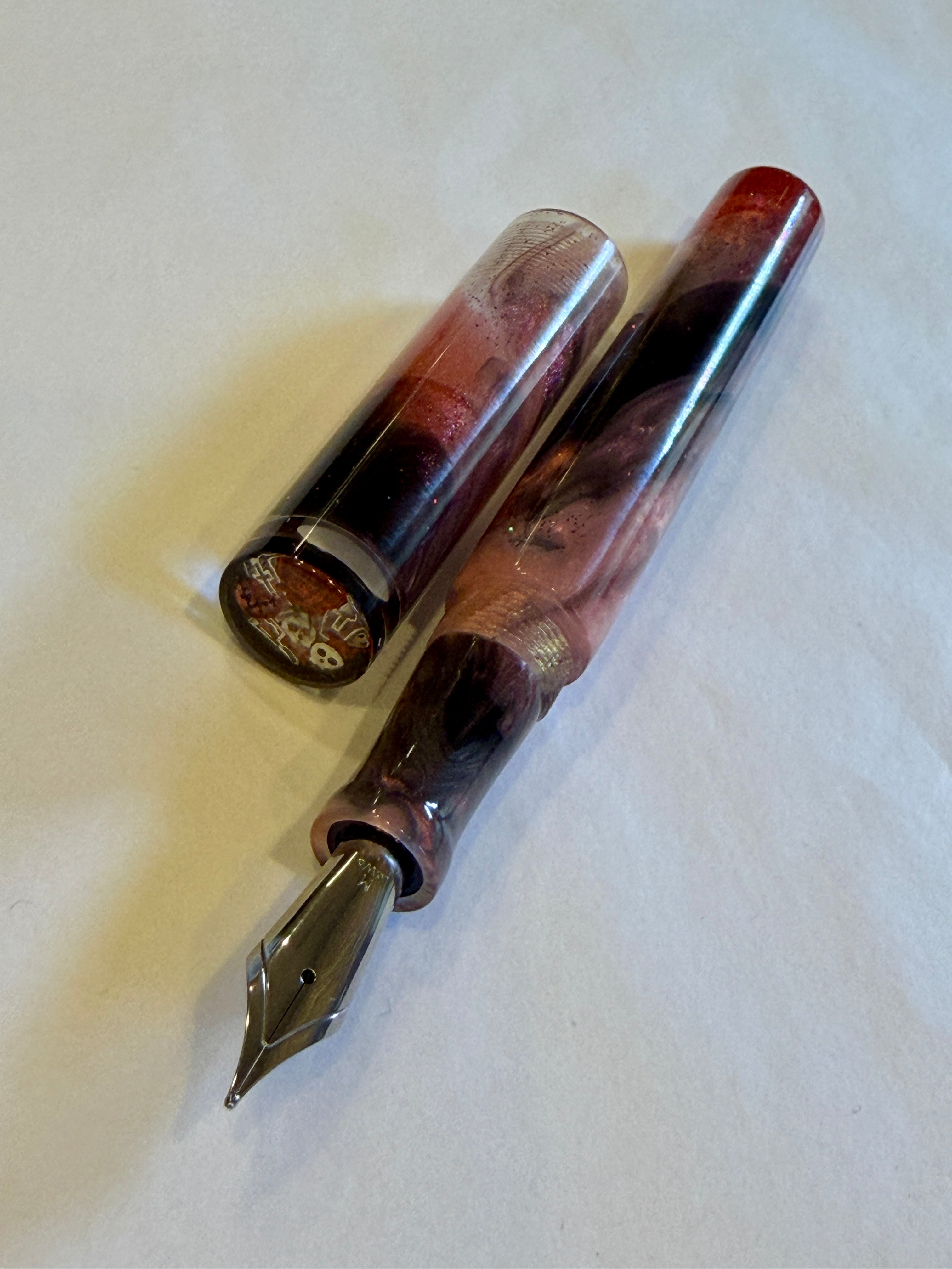 Red Wedding Alpha Fountain Pen #5