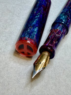 Psychedelic Peace Out #1 Alpha Fountain Pen