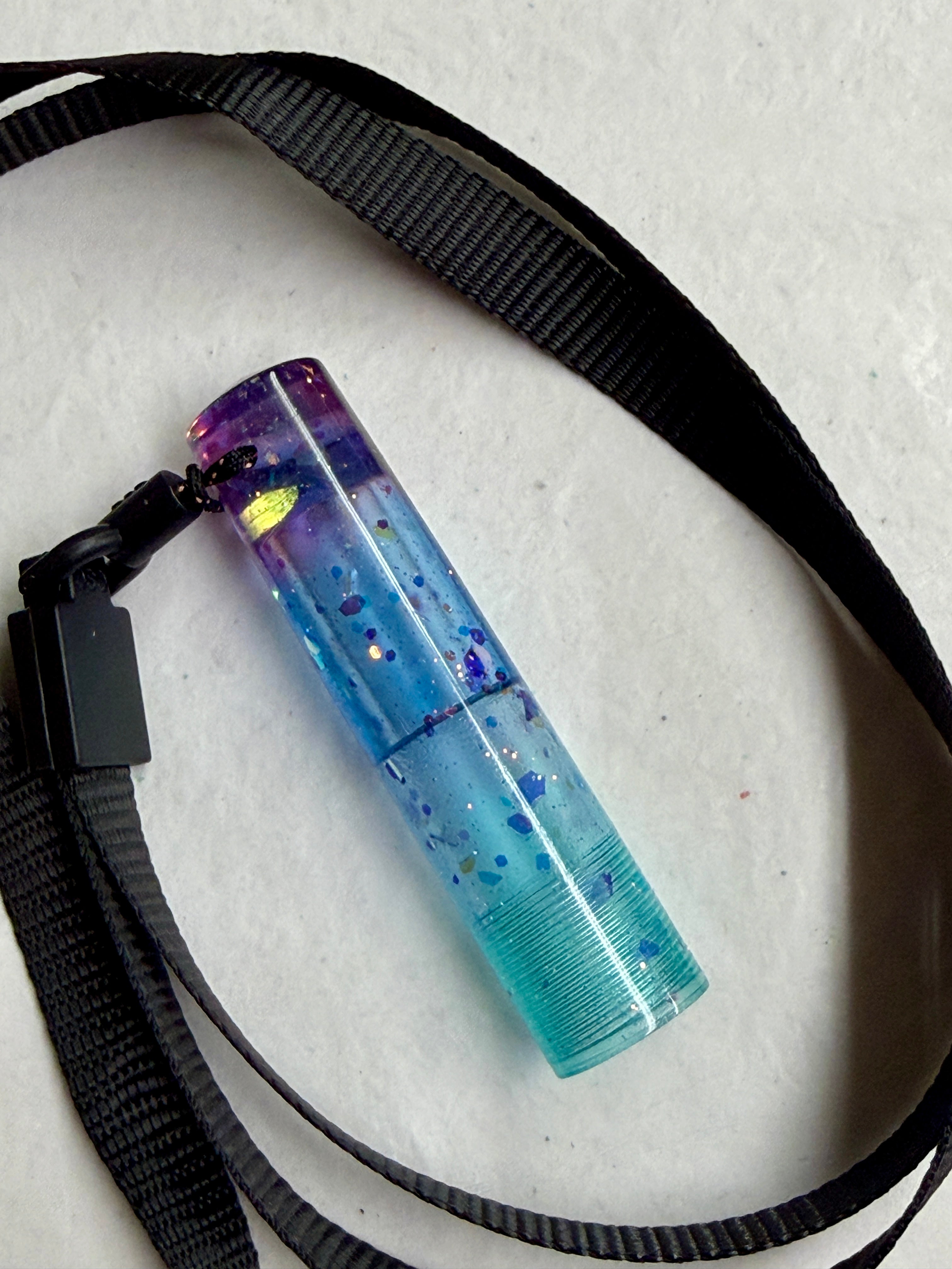Rainbow Glitter #2 Missing Link Cap with Lanyard