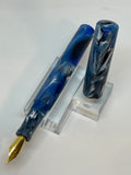 Betta Fight (Blue) Alpha Fountain Pen